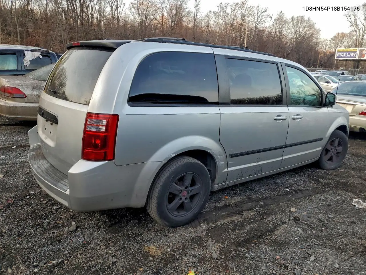 1D8HN54P18B154176 2008 Dodge Grand Caravan Sxt