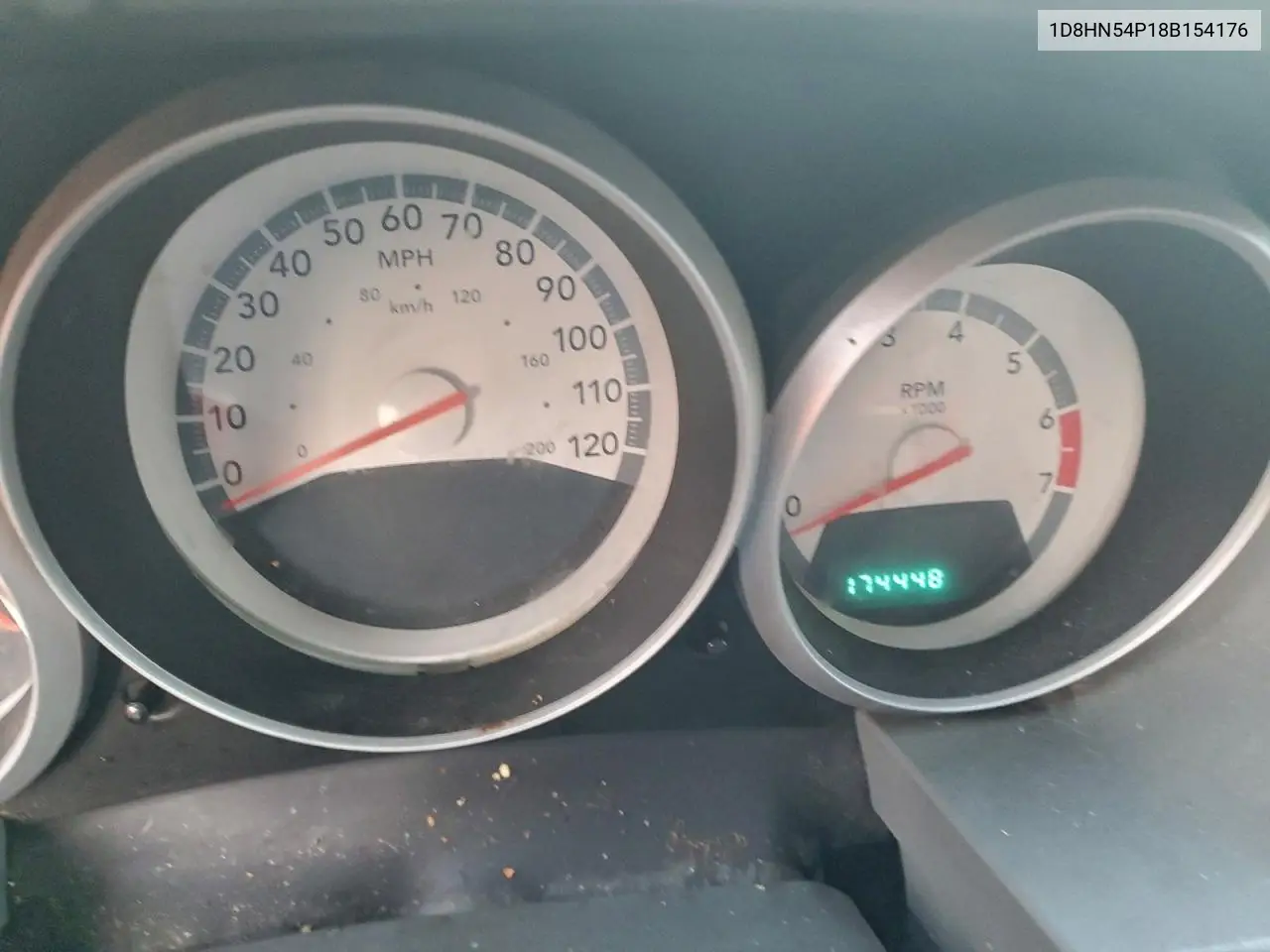 1D8HN54P18B154176 2008 Dodge Grand Caravan Sxt