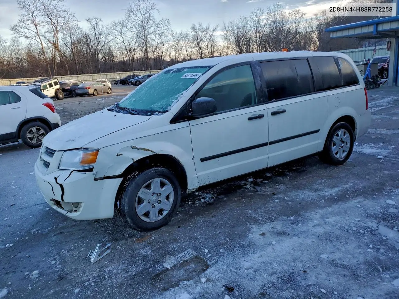 2D8HN44H88R772258 2008 Dodge Grand Caravan Se
