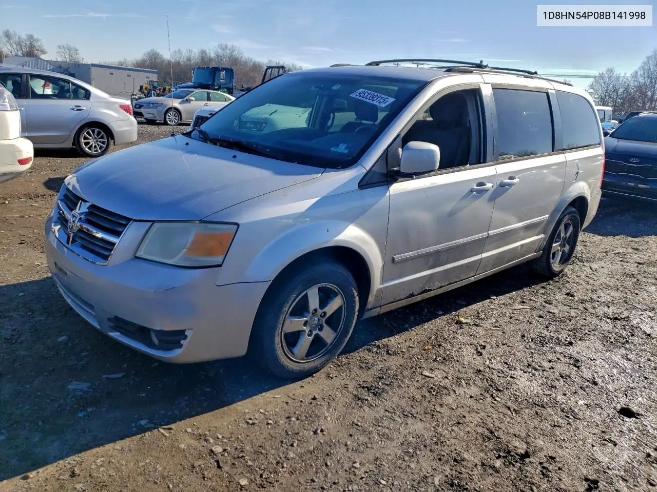 1D8HN54P08B141998 2008 Dodge Grand Caravan Sxt