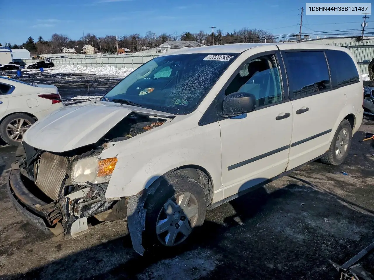 1D8HN44H38B121487 2008 Dodge Grand Caravan Se