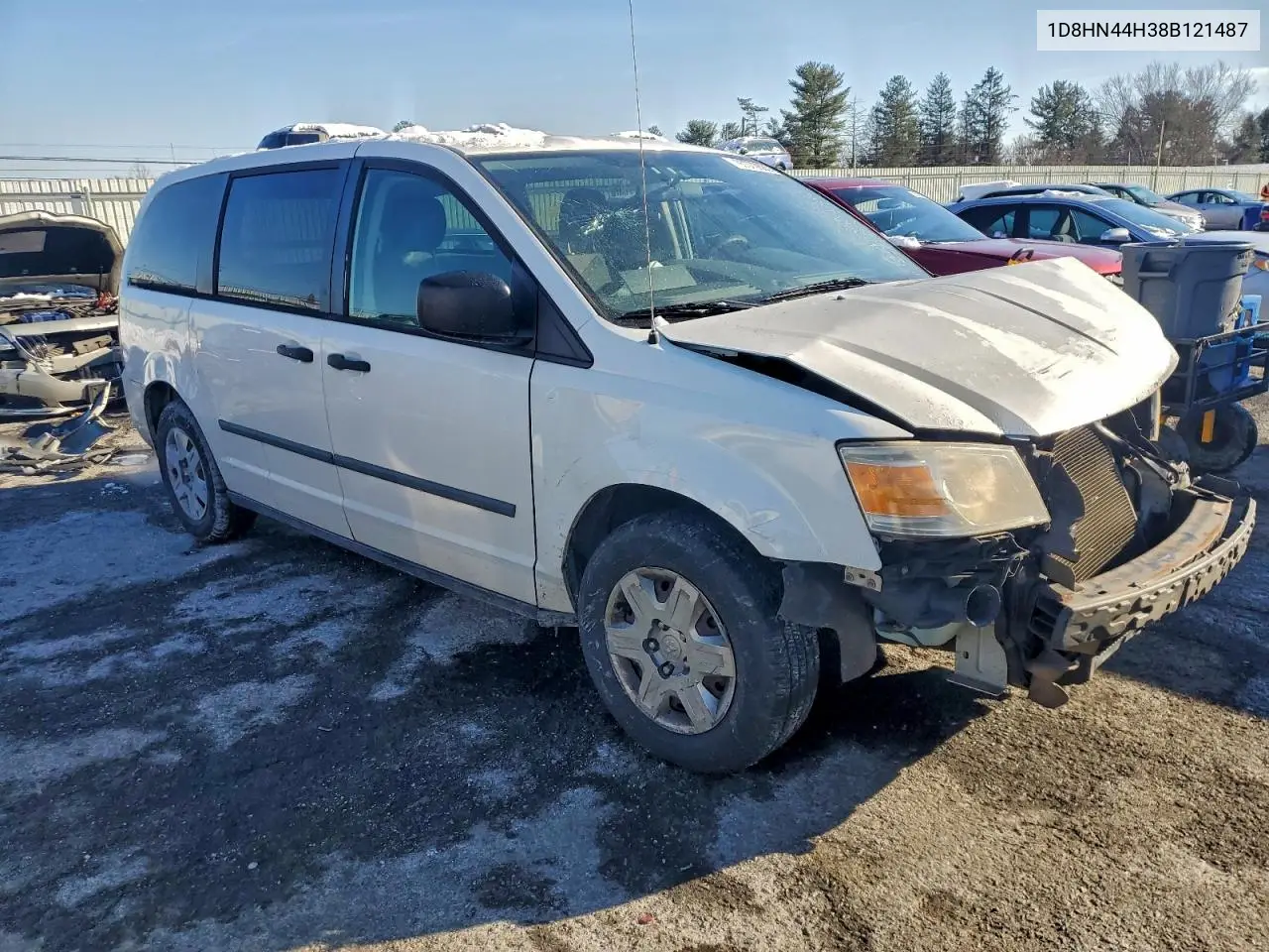 1D8HN44H38B121487 2008 Dodge Grand Caravan Se
