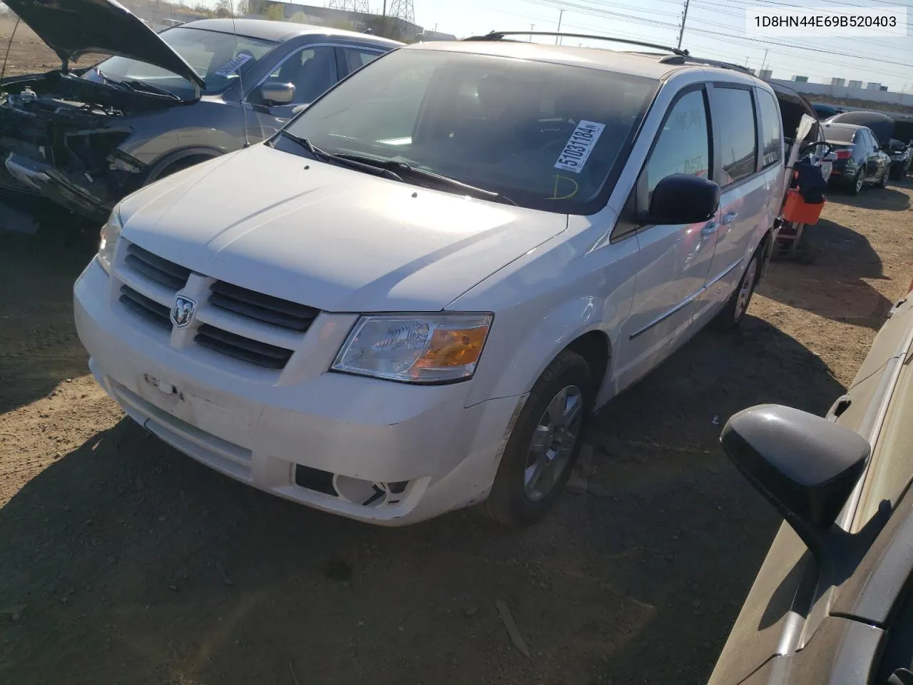 2009 Dodge Grand Caravan Se VIN: 1D8HN44E69B520403 Lot: 51031184