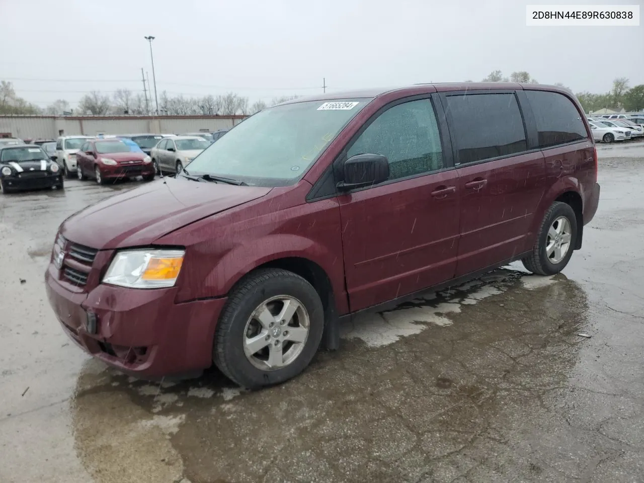 2009 Dodge Grand Caravan Se VIN: 2D8HN44E89R630838 Lot: 51665284