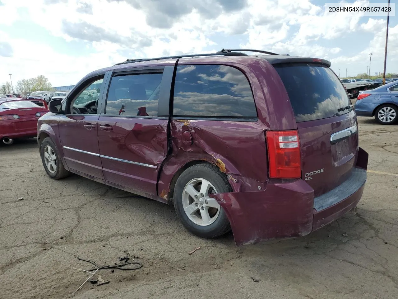 2009 Dodge Grand Caravan Sxt VIN: 2D8HN54X49R657428 Lot: 53029344