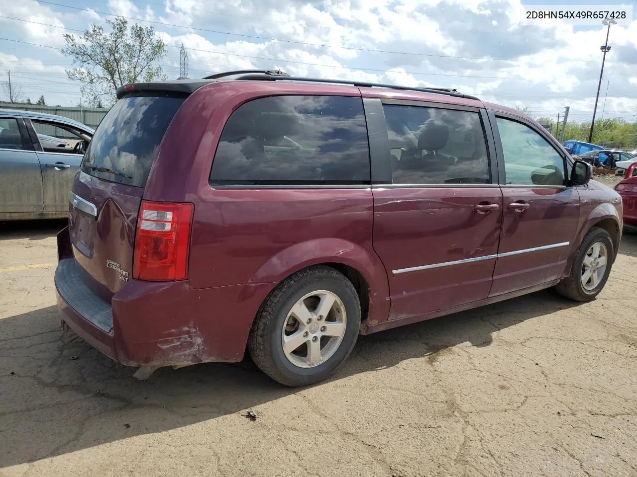 2009 Dodge Grand Caravan Sxt VIN: 2D8HN54X49R657428 Lot: 53029344