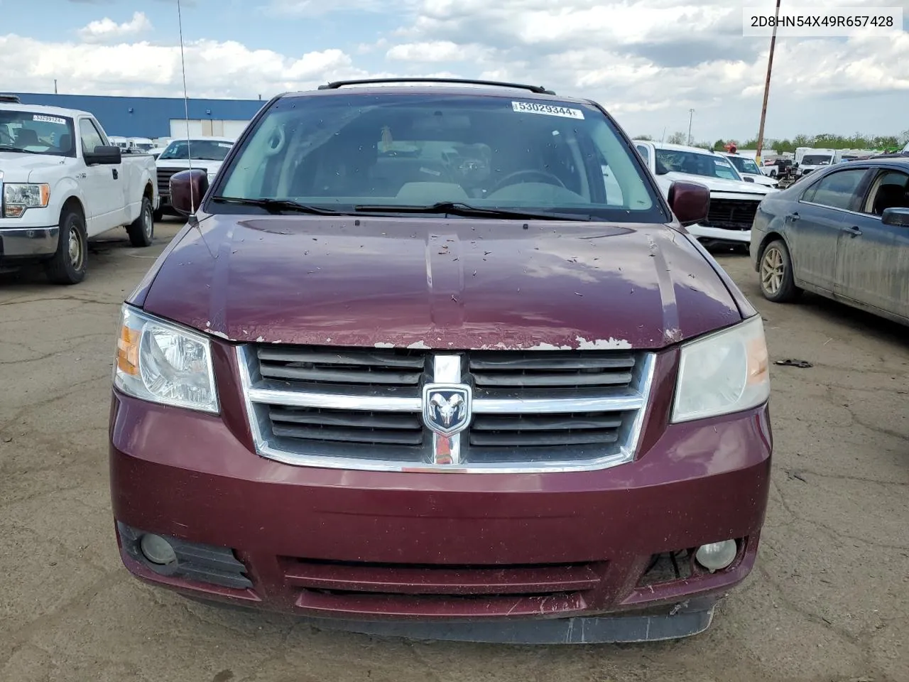 2009 Dodge Grand Caravan Sxt VIN: 2D8HN54X49R657428 Lot: 53029344