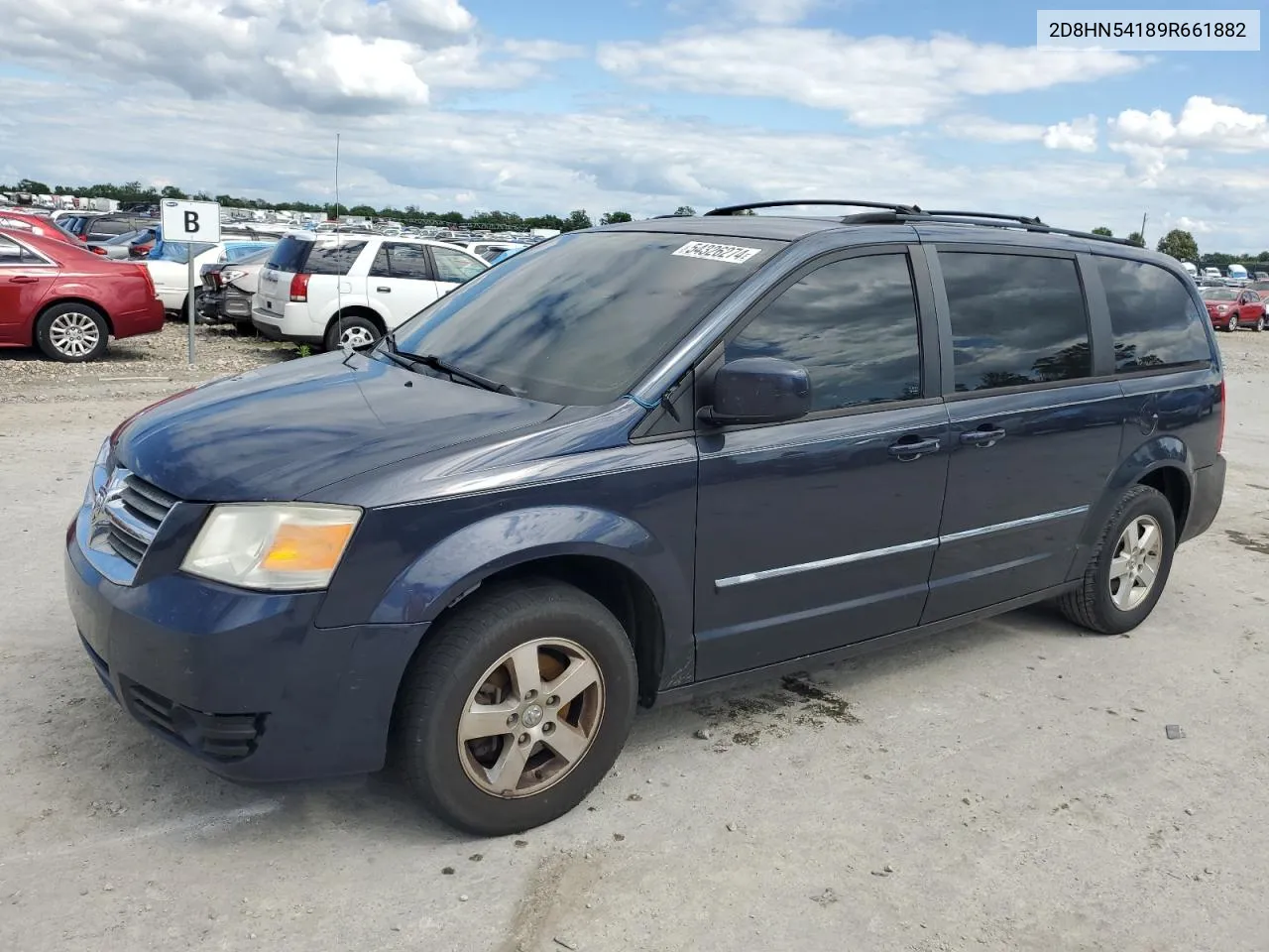 2009 Dodge Grand Caravan Sxt VIN: 2D8HN54189R661882 Lot: 54326274