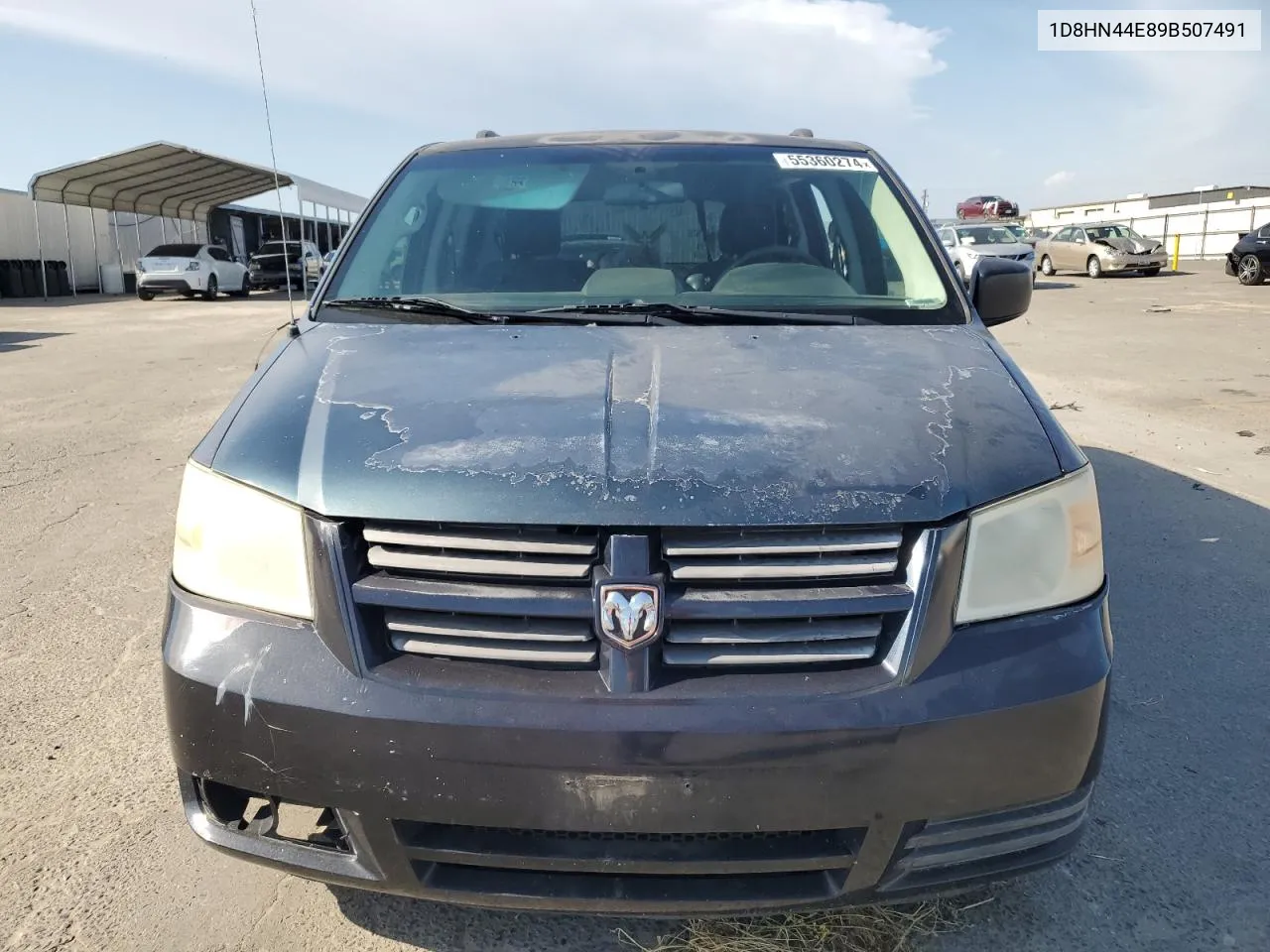 2009 Dodge Grand Caravan Se VIN: 1D8HN44E89B507491 Lot: 55360274