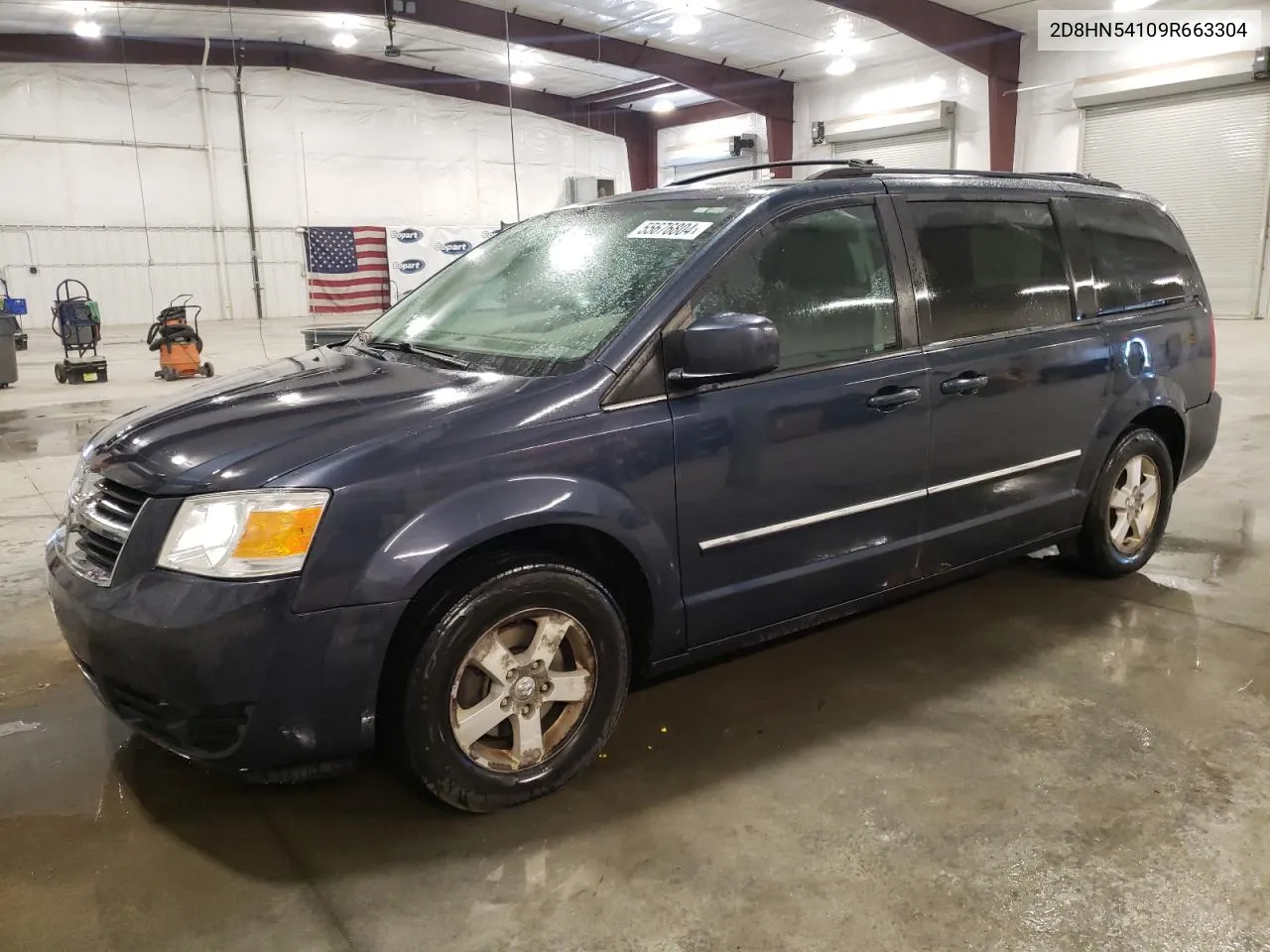 2009 Dodge Grand Caravan Sxt VIN: 2D8HN54109R663304 Lot: 55676804