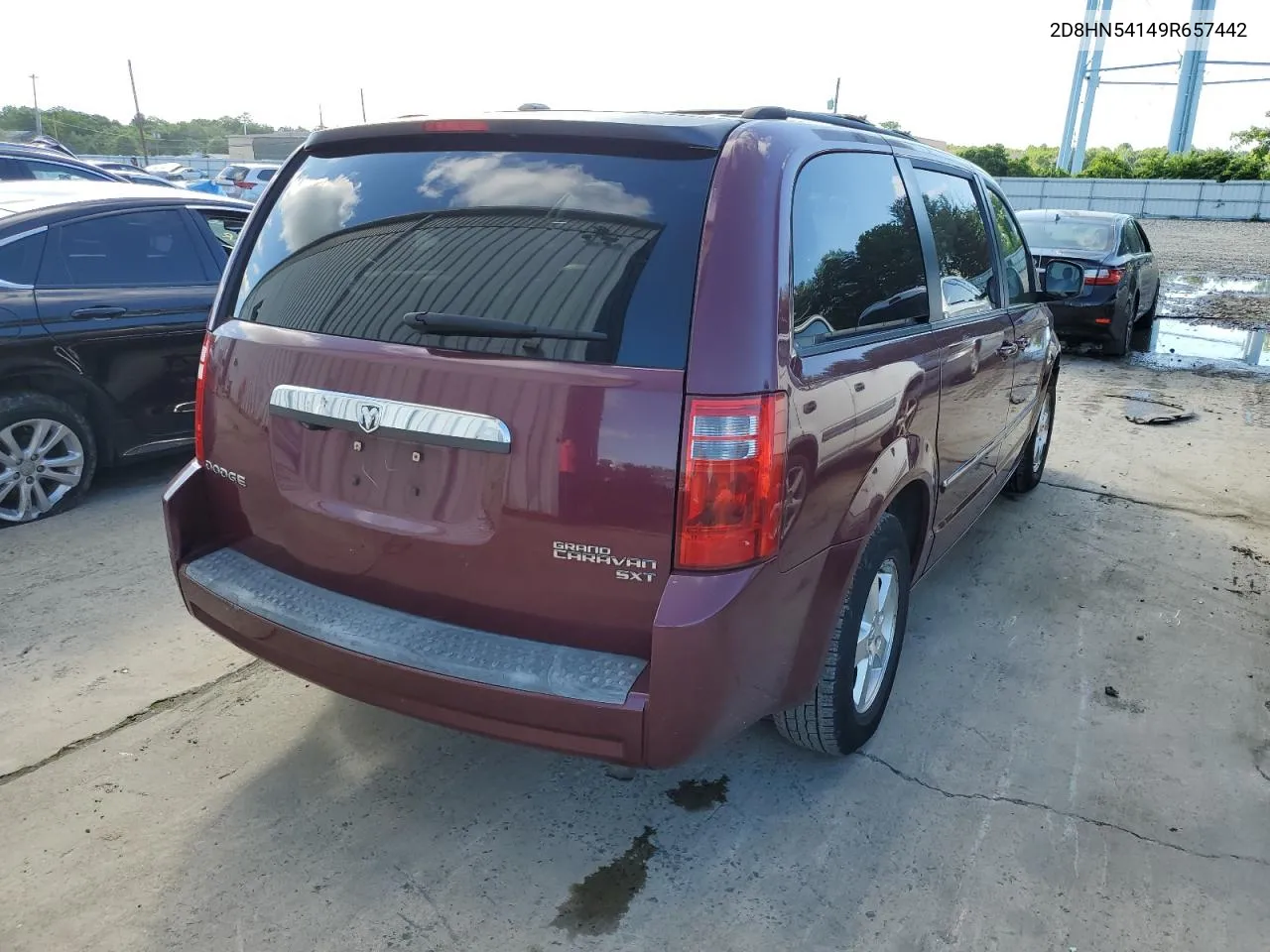 2D8HN54149R657442 2009 Dodge Grand Caravan Sxt