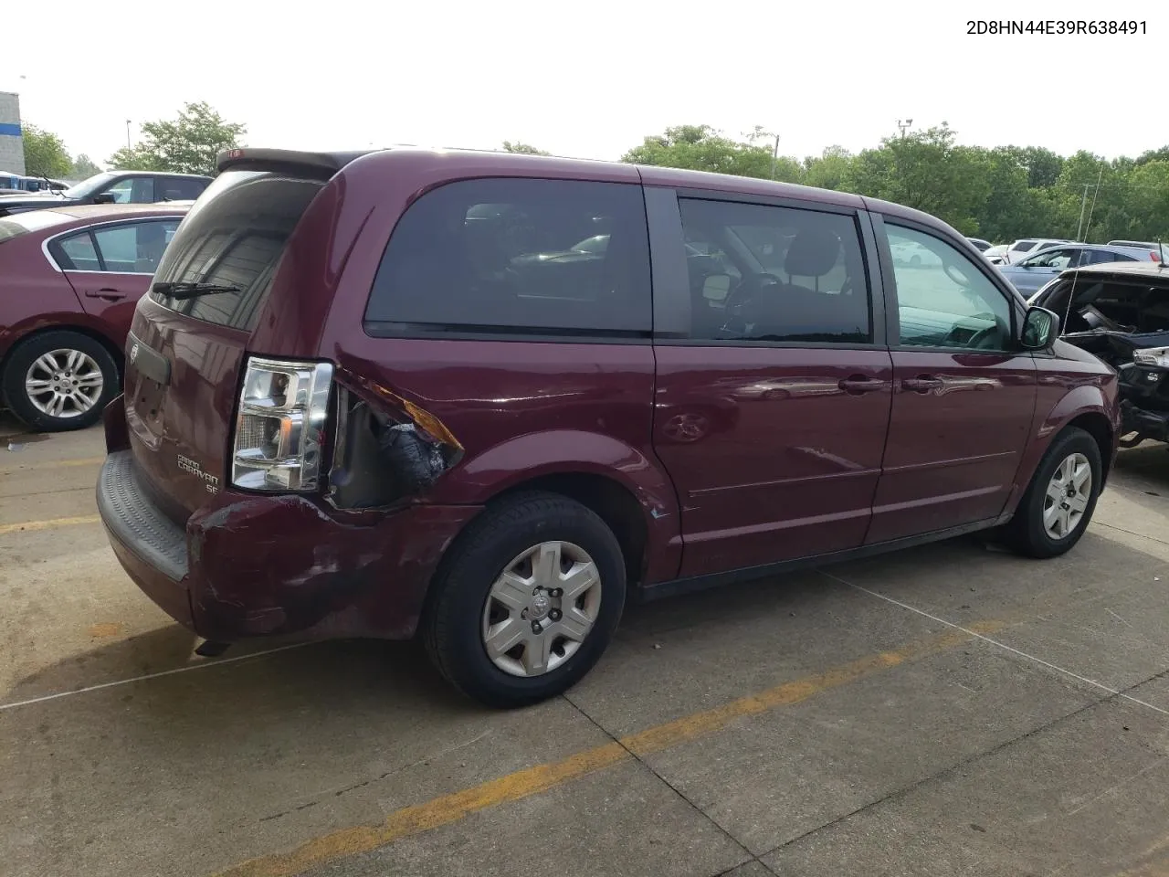 2009 Dodge Grand Caravan Se VIN: 2D8HN44E39R638491 Lot: 56886034