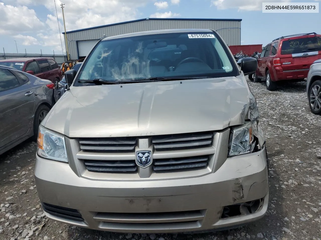 2009 Dodge Grand Caravan Se VIN: 2D8HN44E59R651873 Lot: 67515694