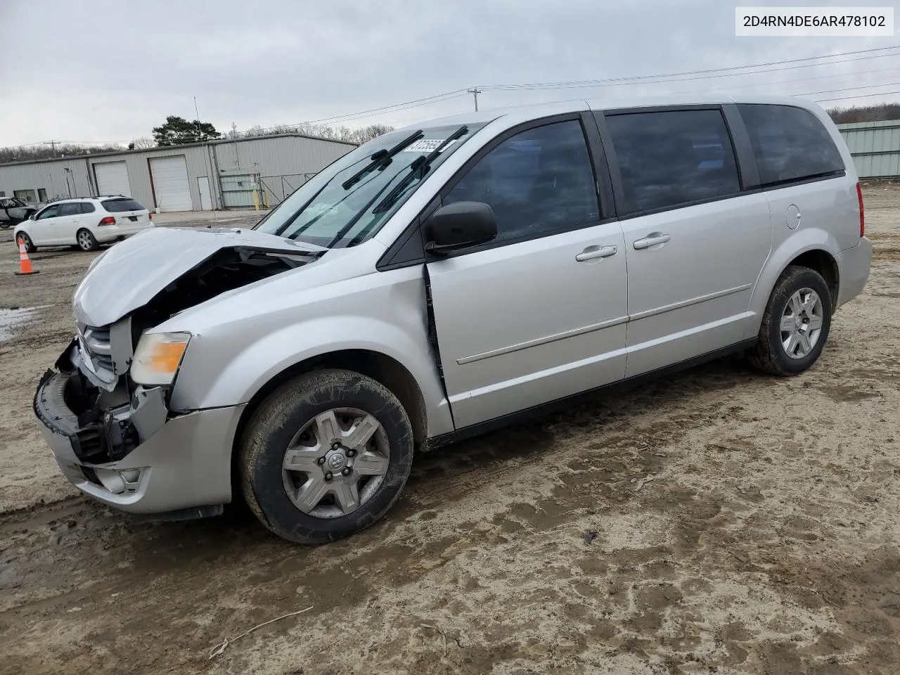 2010 Dodge Grand Caravan Se VIN: 2D4RN4DE6AR478102 Lot: 37256924