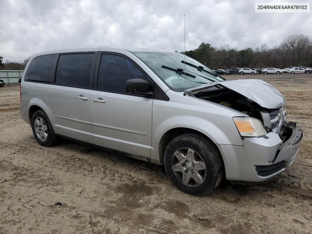 2010 Dodge Grand Caravan Se VIN: 2D4RN4DE6AR478102 Lot: 37256924