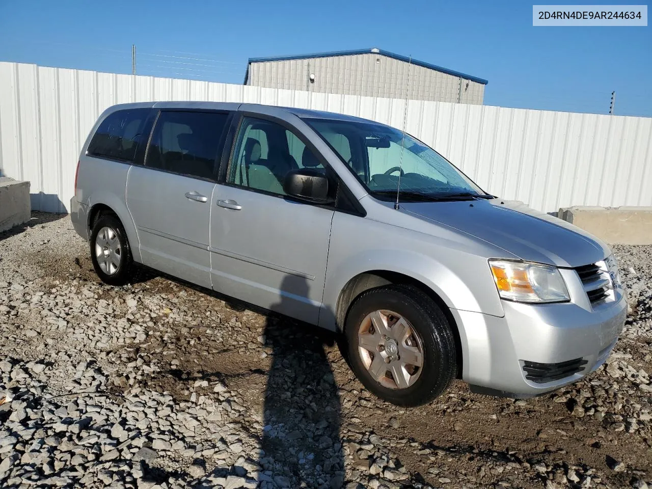 2010 Dodge Grand Caravan Se VIN: 2D4RN4DE9AR244634 Lot: 43361704