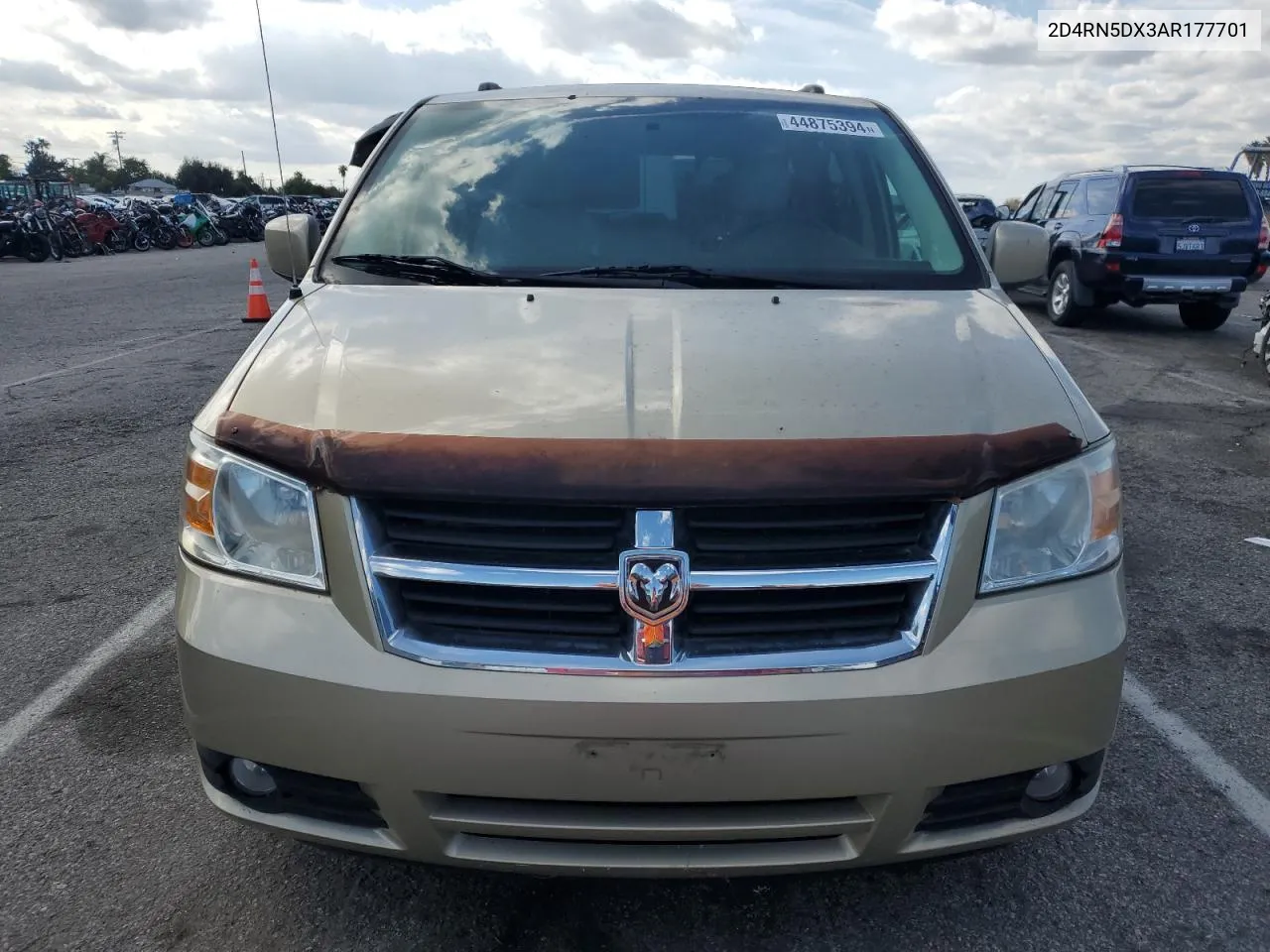 2010 Dodge Grand Caravan Sxt VIN: 2D4RN5DX3AR177701 Lot: 44875394