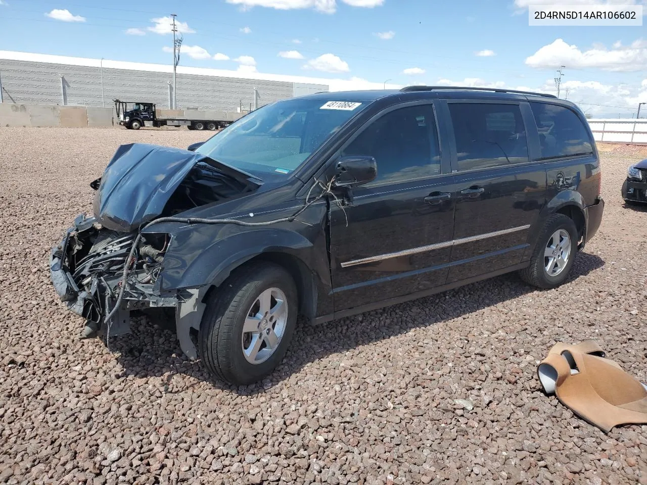 2010 Dodge Grand Caravan Sxt VIN: 2D4RN5D14AR106602 Lot: 48110864