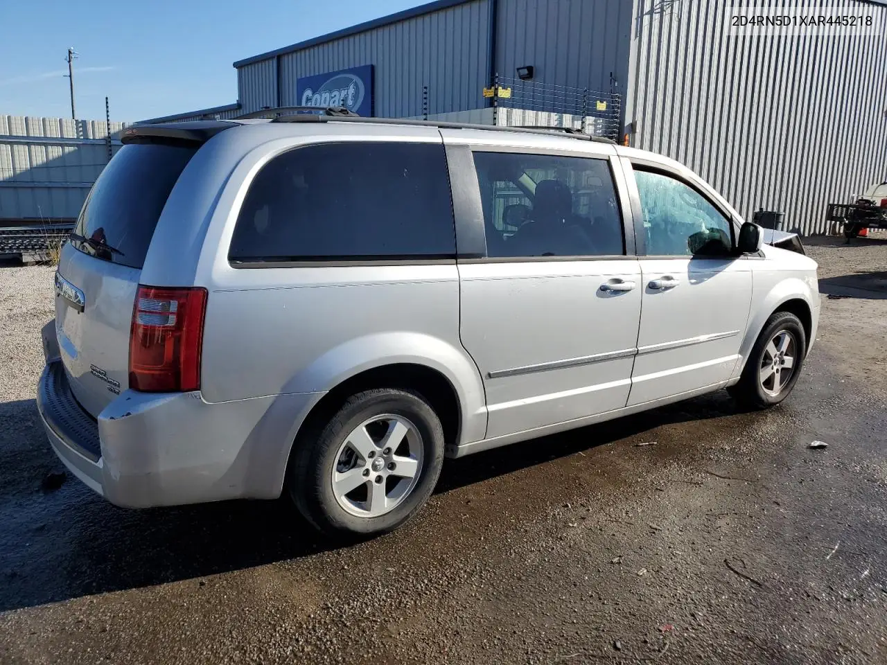 2D4RN5D1XAR445218 2010 Dodge Grand Caravan Sxt