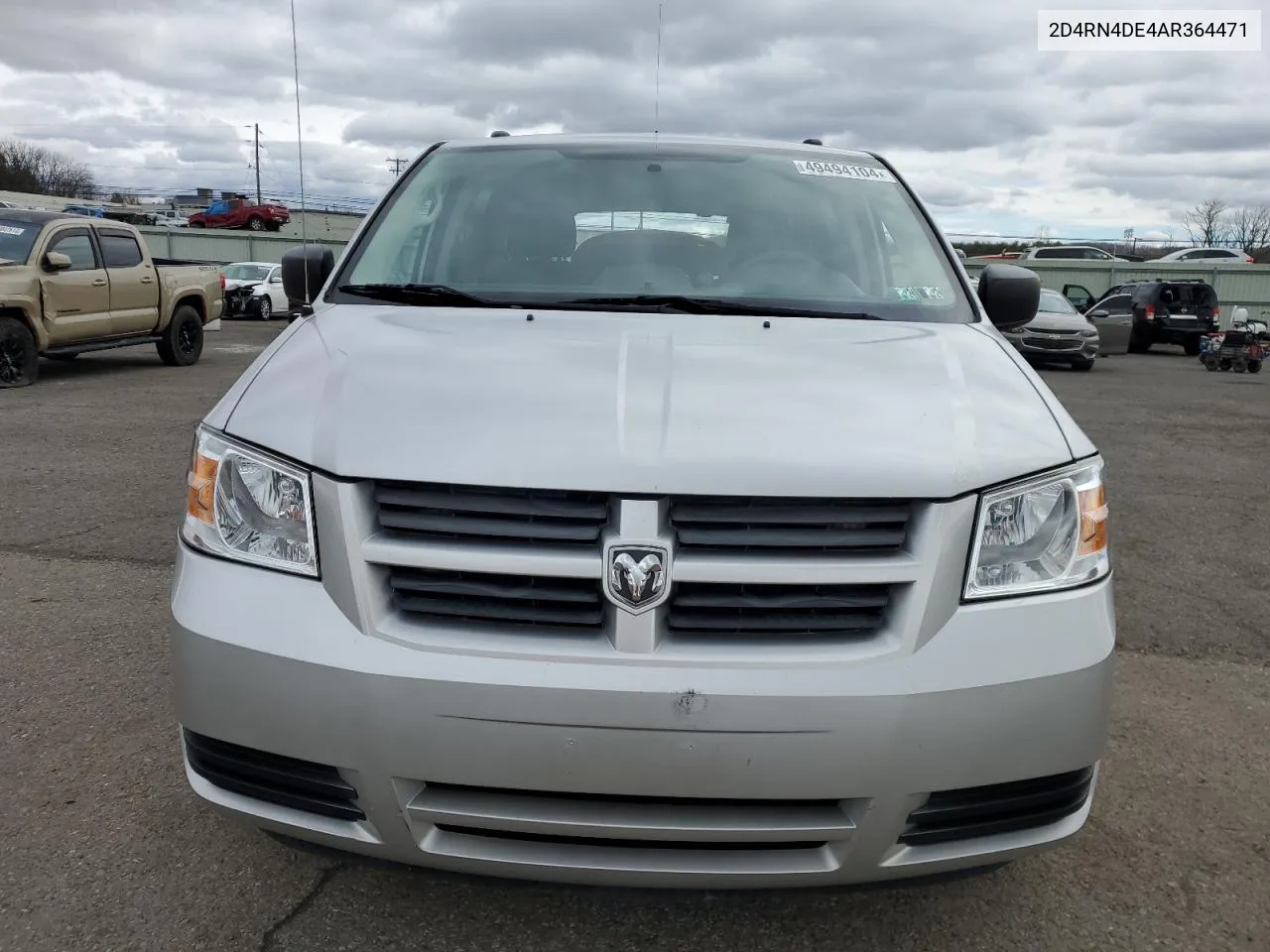 2010 Dodge Grand Caravan Se VIN: 2D4RN4DE4AR364471 Lot: 49494104