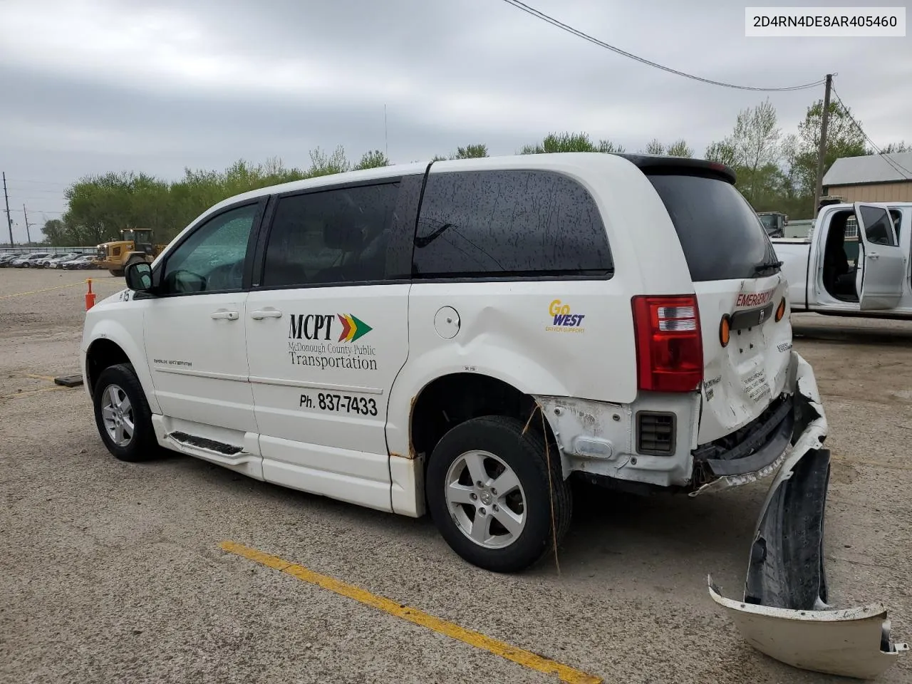 2010 Dodge Grand Caravan Se VIN: 2D4RN4DE8AR405460 Lot: 51387754