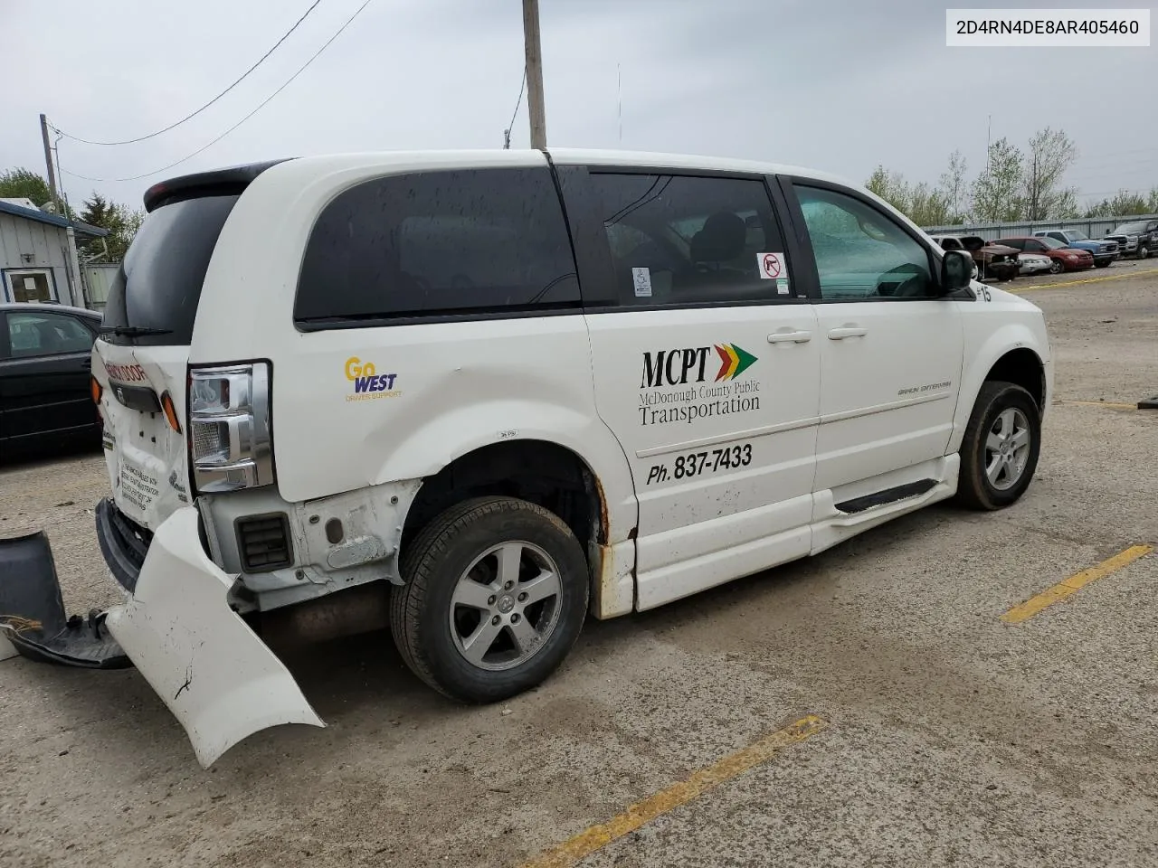 2010 Dodge Grand Caravan Se VIN: 2D4RN4DE8AR405460 Lot: 51387754