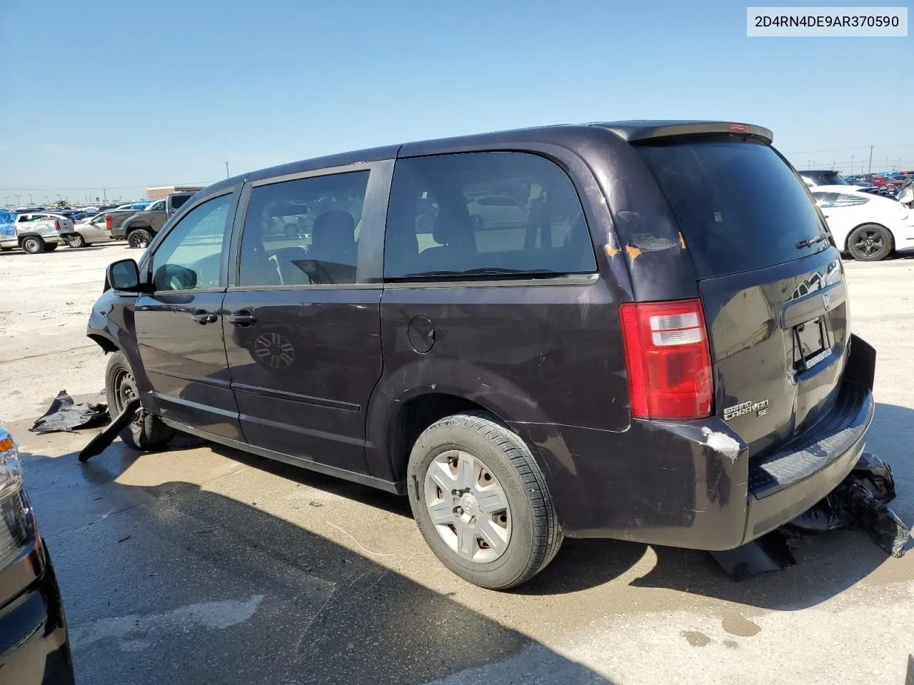 2010 Dodge Grand Caravan Se VIN: 2D4RN4DE9AR370590 Lot: 51635424