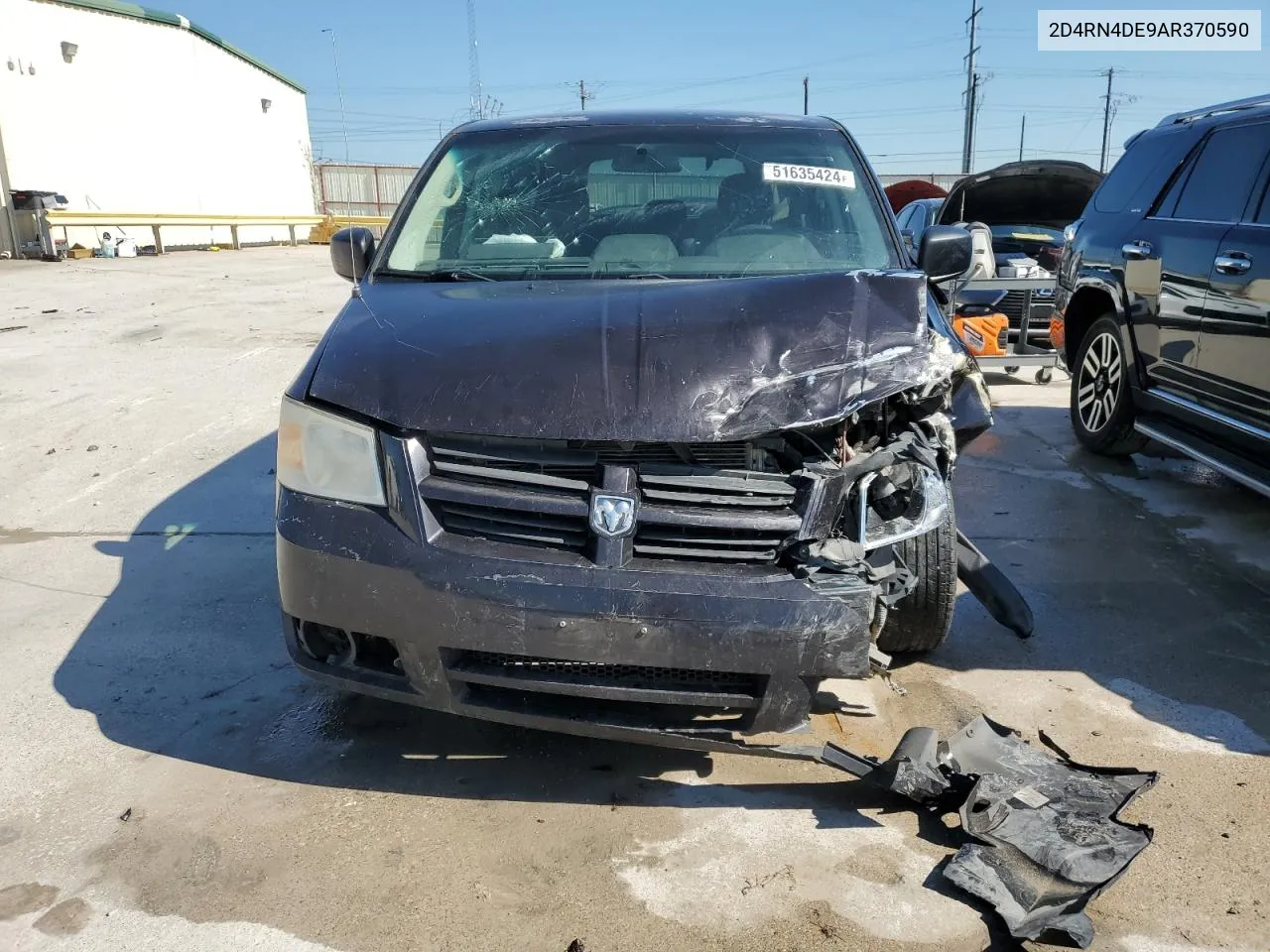 2010 Dodge Grand Caravan Se VIN: 2D4RN4DE9AR370590 Lot: 51635424