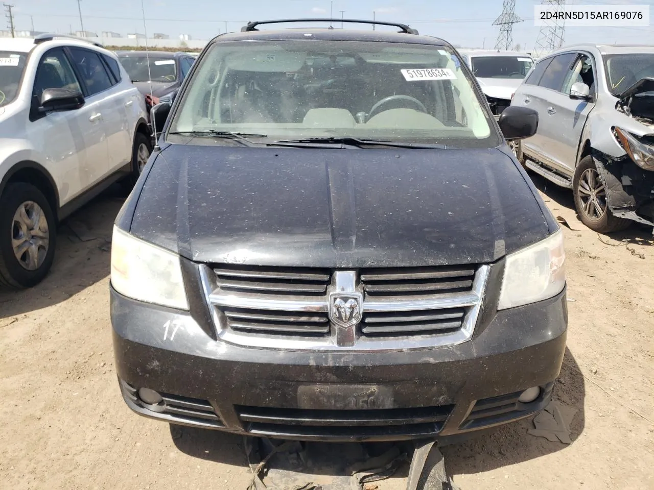 2010 Dodge Grand Caravan Sxt VIN: 2D4RN5D15AR169076 Lot: 51978634