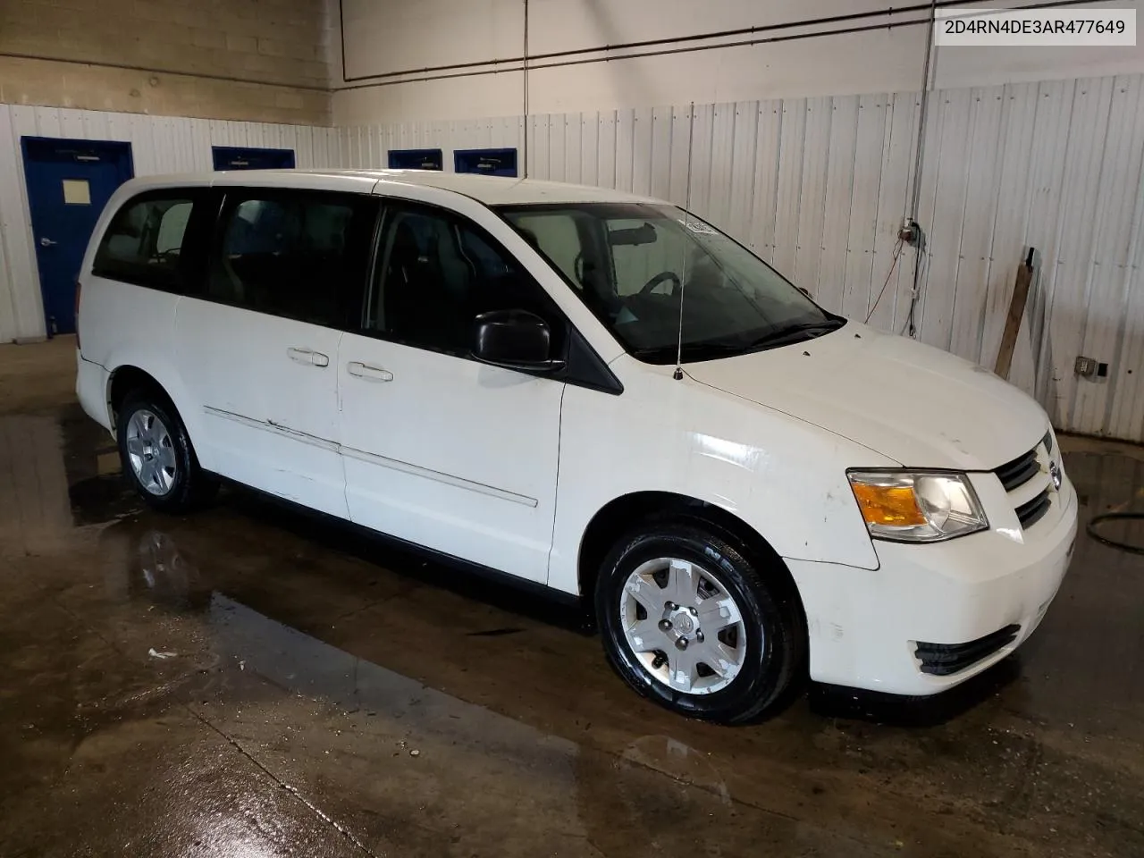 2D4RN4DE3AR477649 2010 Dodge Grand Caravan Se