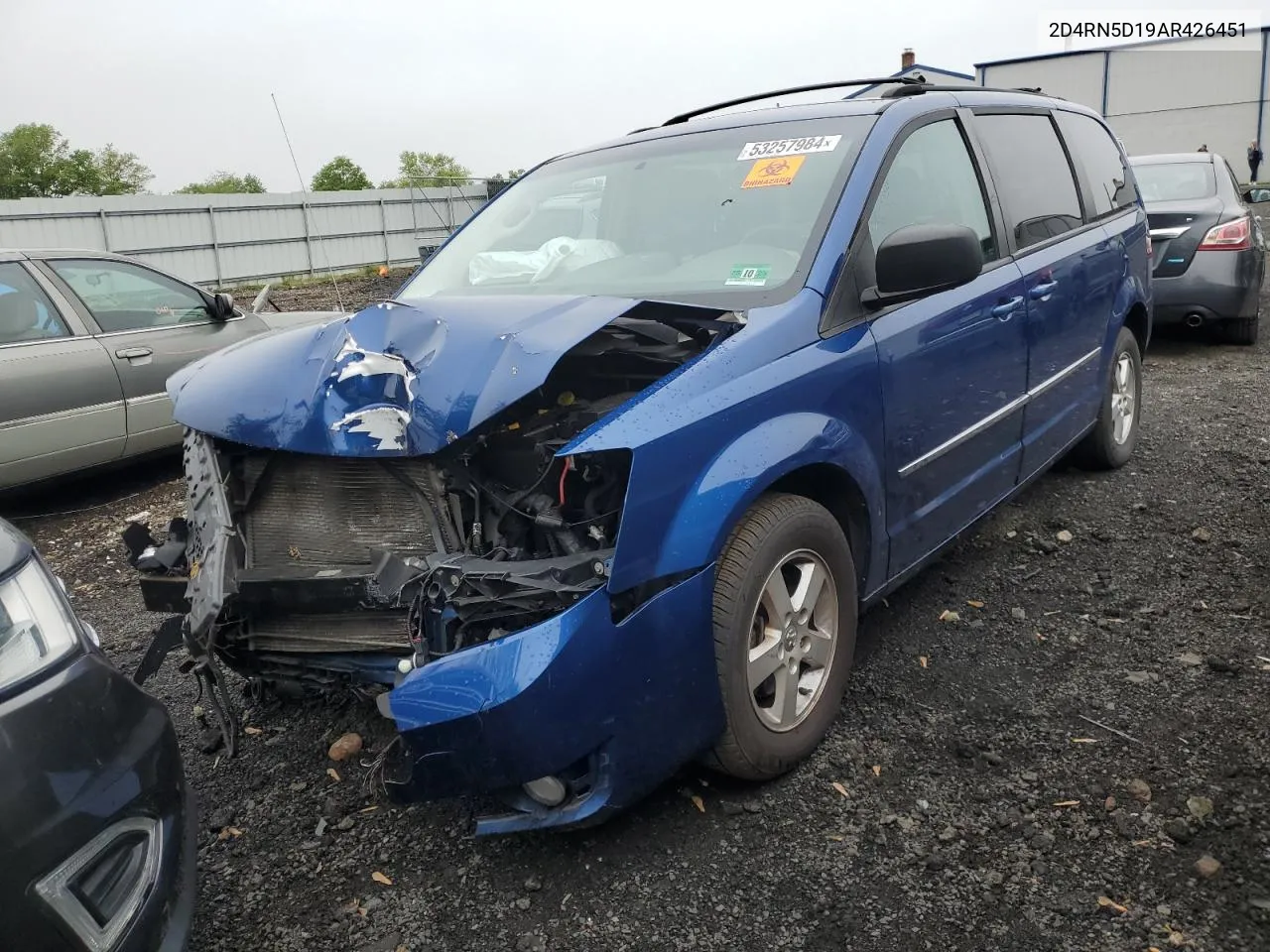 2D4RN5D19AR426451 2010 Dodge Grand Caravan Sxt