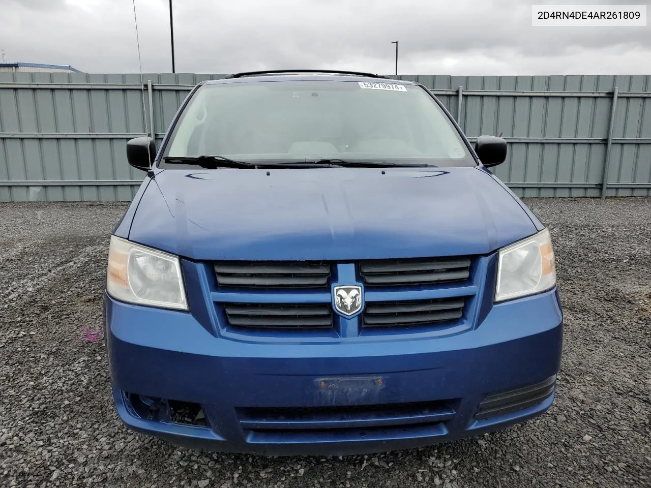 2010 Dodge Grand Caravan Se VIN: 2D4RN4DE4AR261809 Lot: 53279974