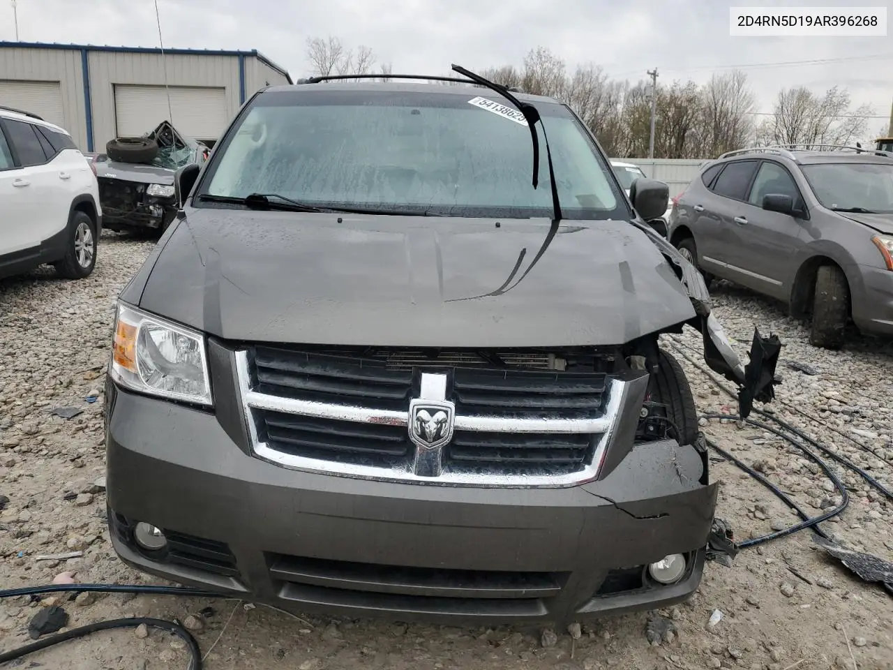 2010 Dodge Grand Caravan Sxt VIN: 2D4RN5D19AR396268 Lot: 54138625