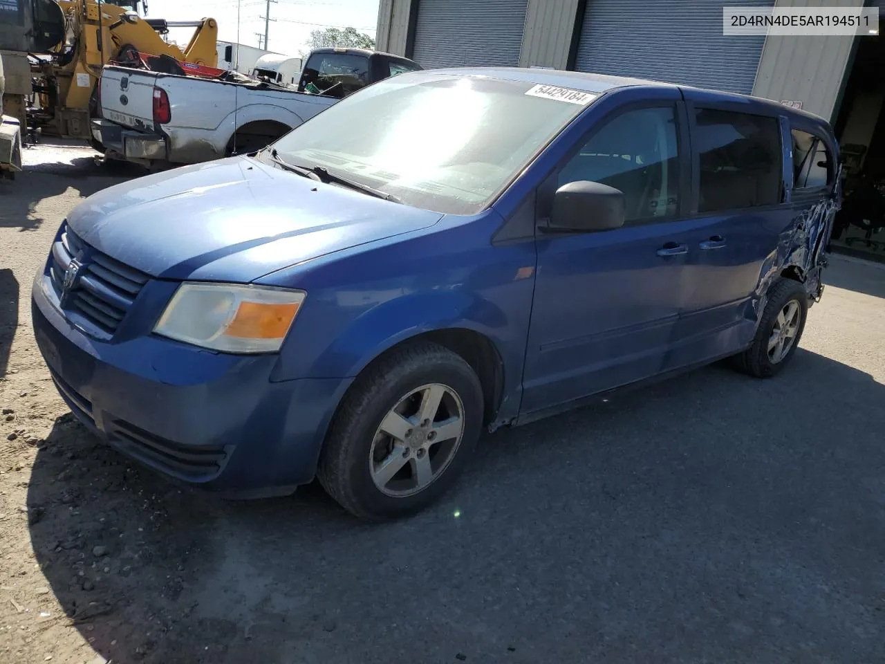 2010 Dodge Grand Caravan Se VIN: 2D4RN4DE5AR194511 Lot: 54429184