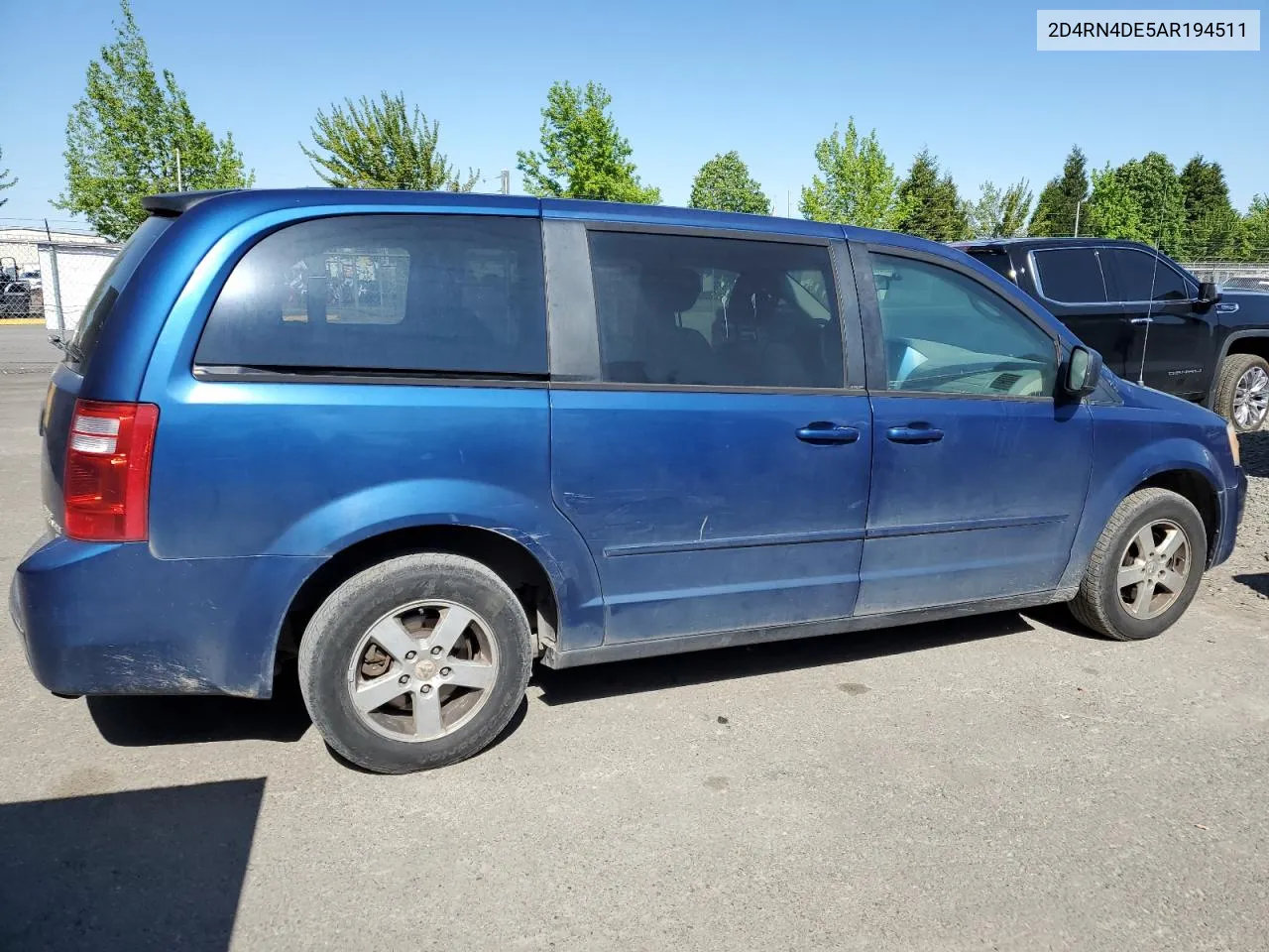 2010 Dodge Grand Caravan Se VIN: 2D4RN4DE5AR194511 Lot: 54429184