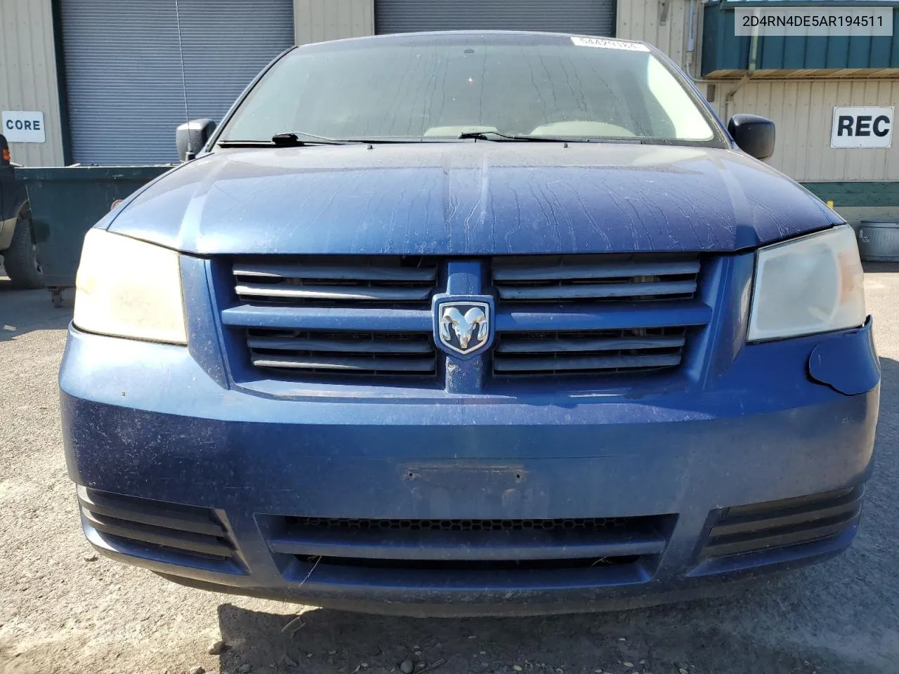 2010 Dodge Grand Caravan Se VIN: 2D4RN4DE5AR194511 Lot: 54429184