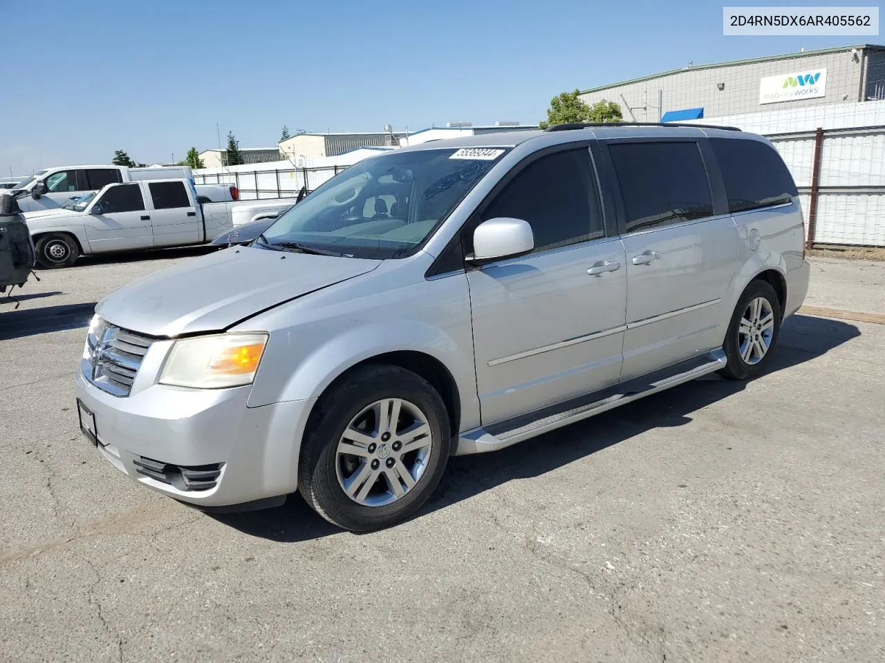 2010 Dodge Grand Caravan Sxt VIN: 2D4RN5DX6AR405562 Lot: 55369344