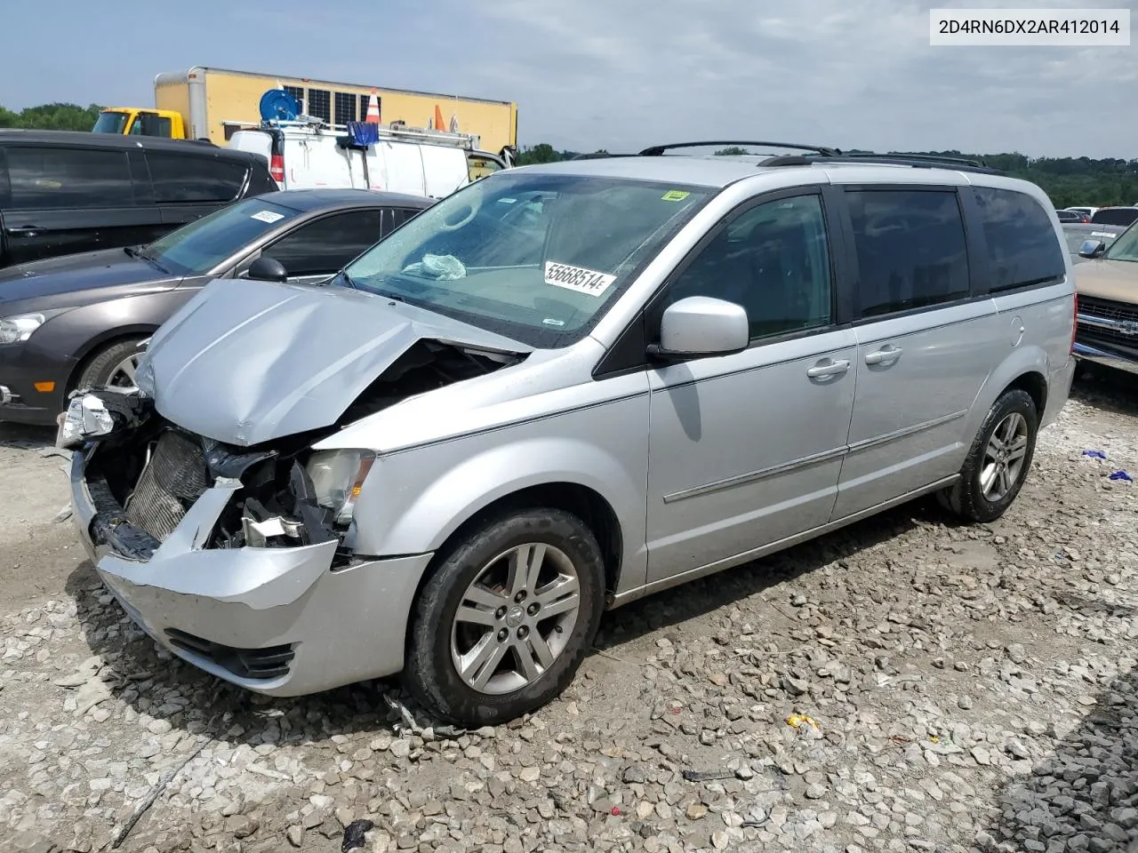 2010 Dodge Grand Caravan Crew VIN: 2D4RN6DX2AR412014 Lot: 55668514