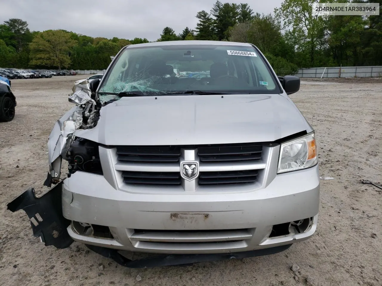 2010 Dodge Grand Caravan Se VIN: 2D4RN4DE1AR383964 Lot: 55668854