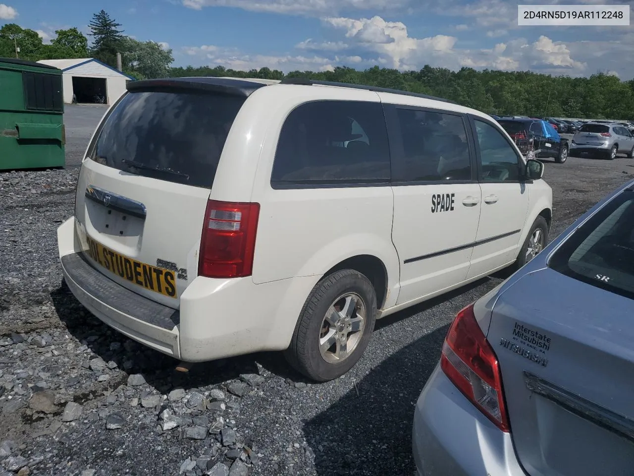 2010 Dodge Grand Caravan Sxt VIN: 2D4RN5D19AR112248 Lot: 56144854