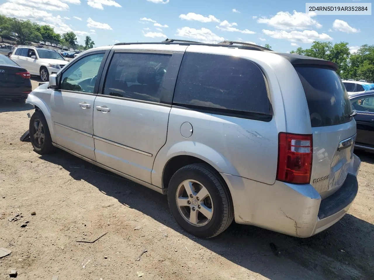 2010 Dodge Grand Caravan Sxt VIN: 2D4RN5D19AR352884 Lot: 56314534