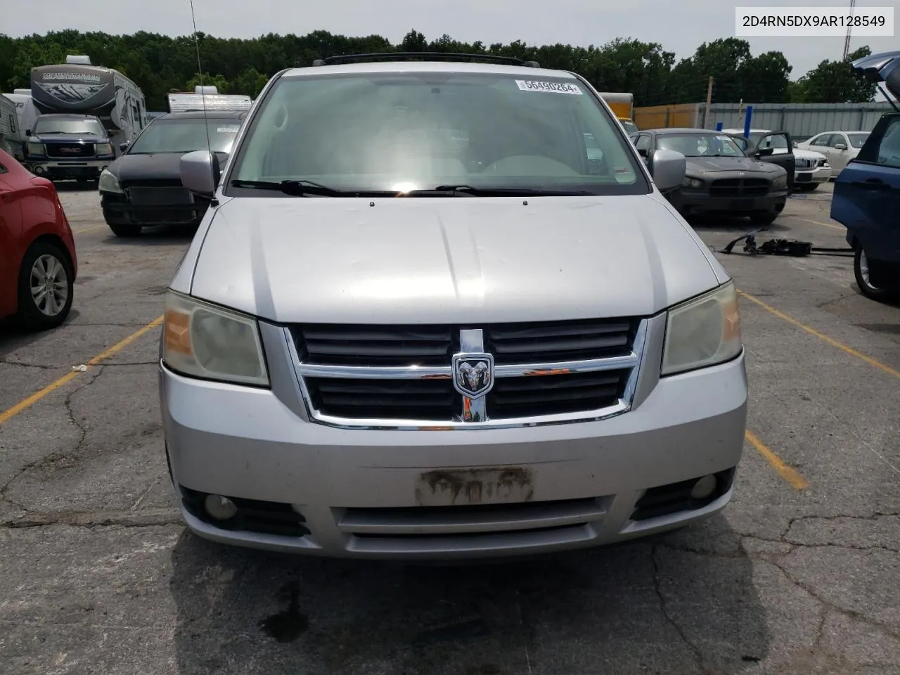 2010 Dodge Grand Caravan Sxt VIN: 2D4RN5DX9AR128549 Lot: 56490264