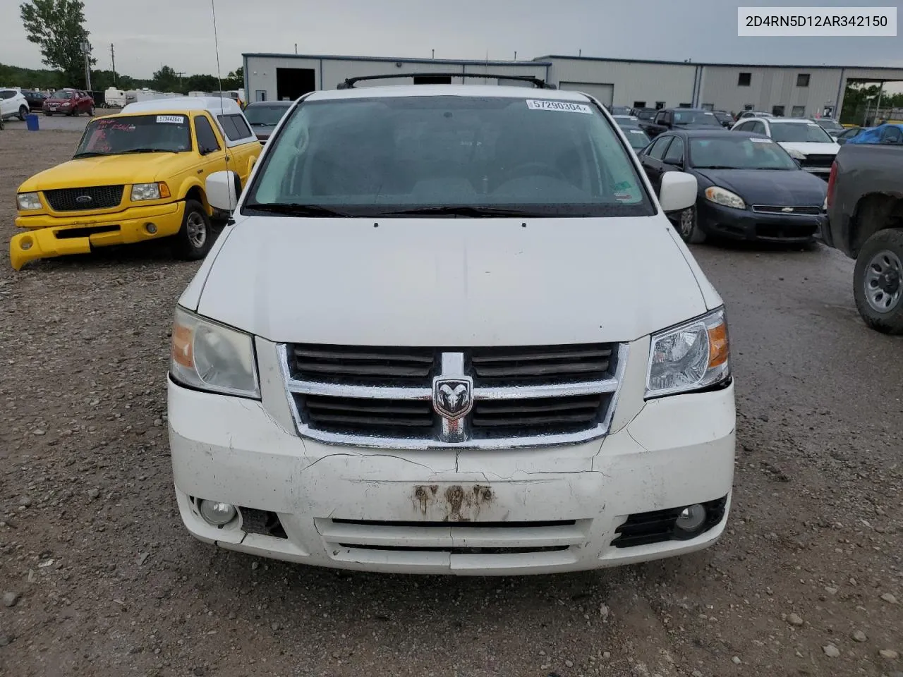 2010 Dodge Grand Caravan Sxt VIN: 2D4RN5D12AR342150 Lot: 57290304