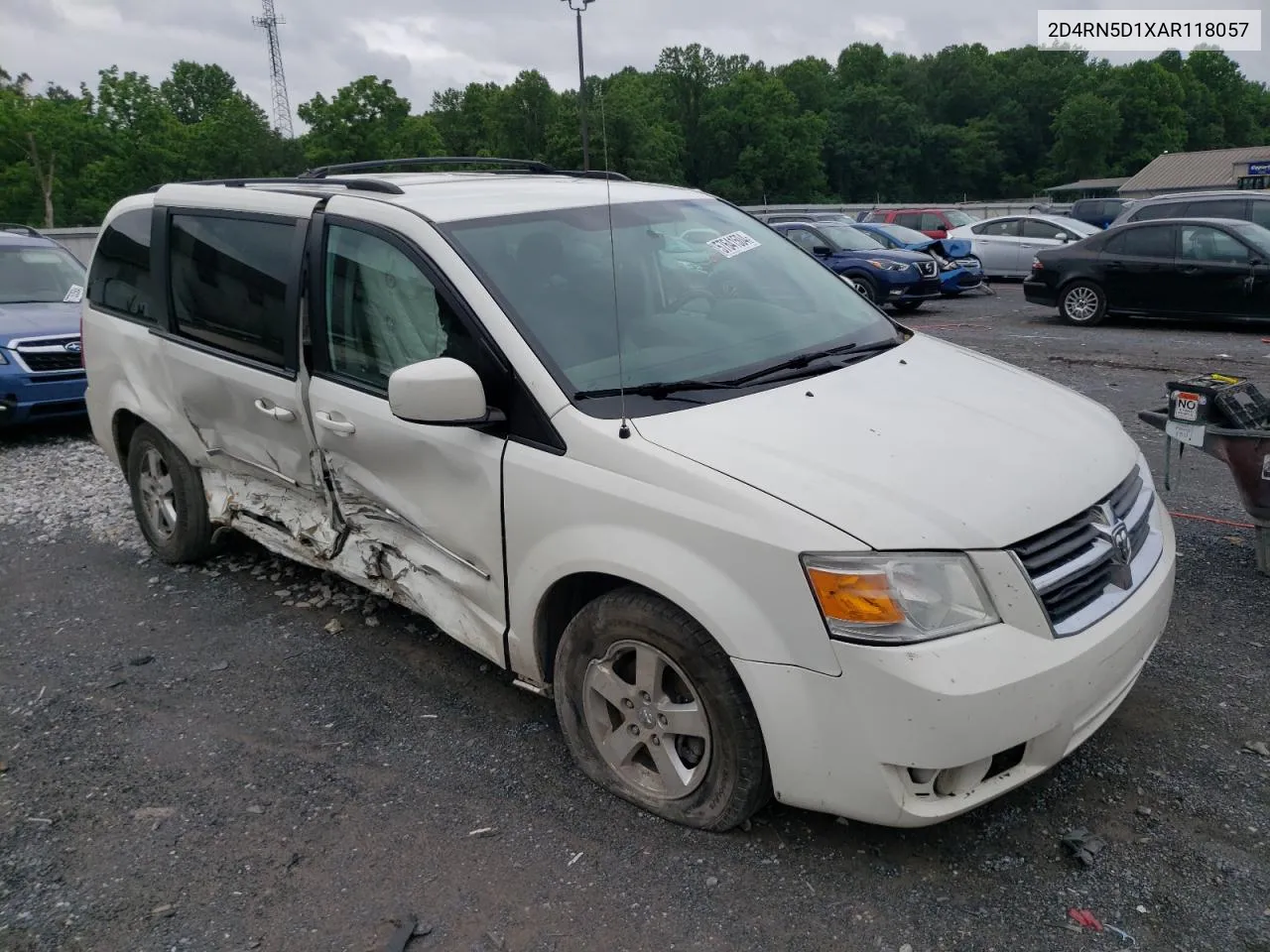 2010 Dodge Grand Caravan Sxt VIN: 2D4RN5D1XAR118057 Lot: 57641504