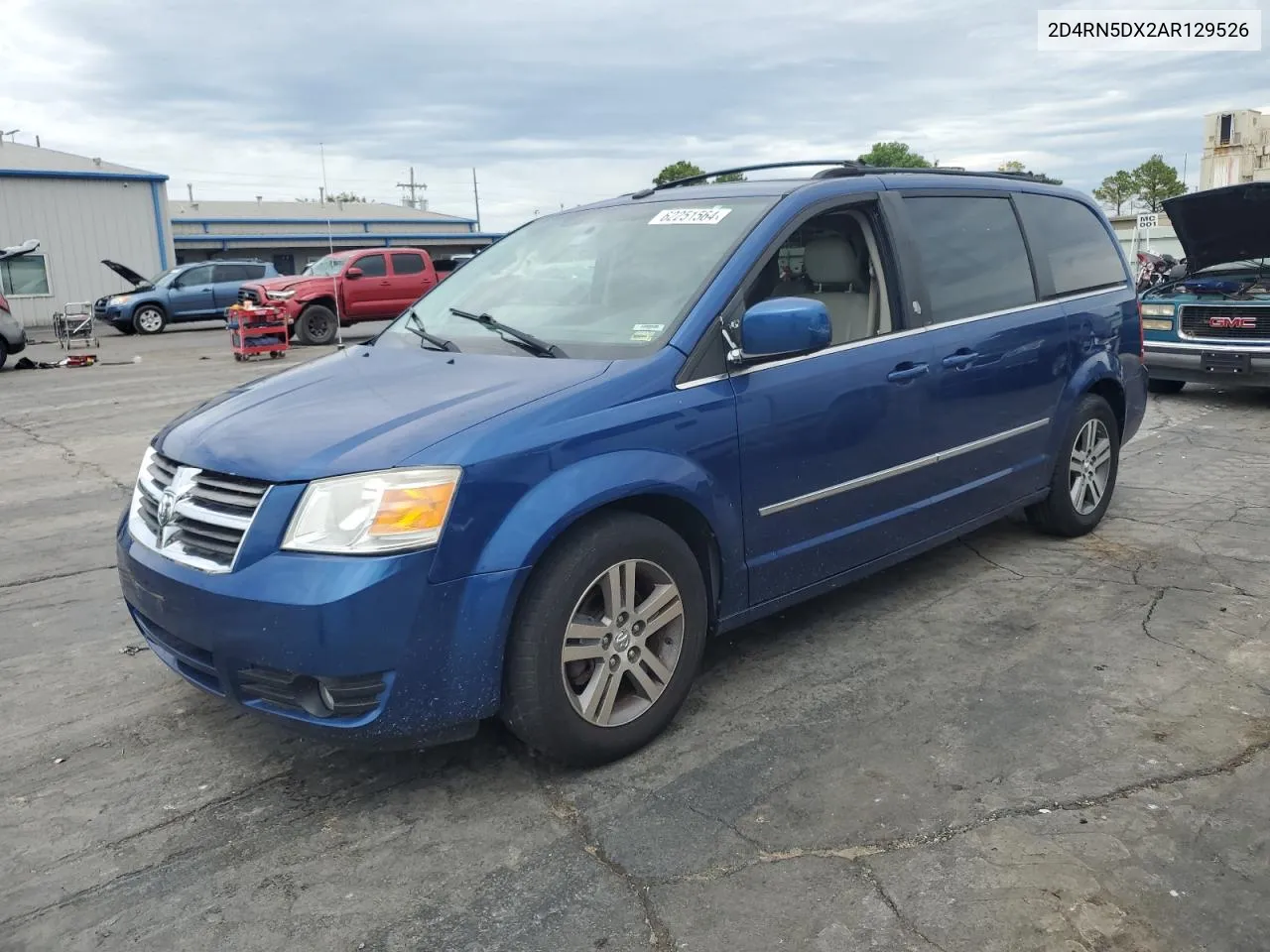 2010 Dodge Grand Caravan Sxt VIN: 2D4RN5DX2AR129526 Lot: 62251564