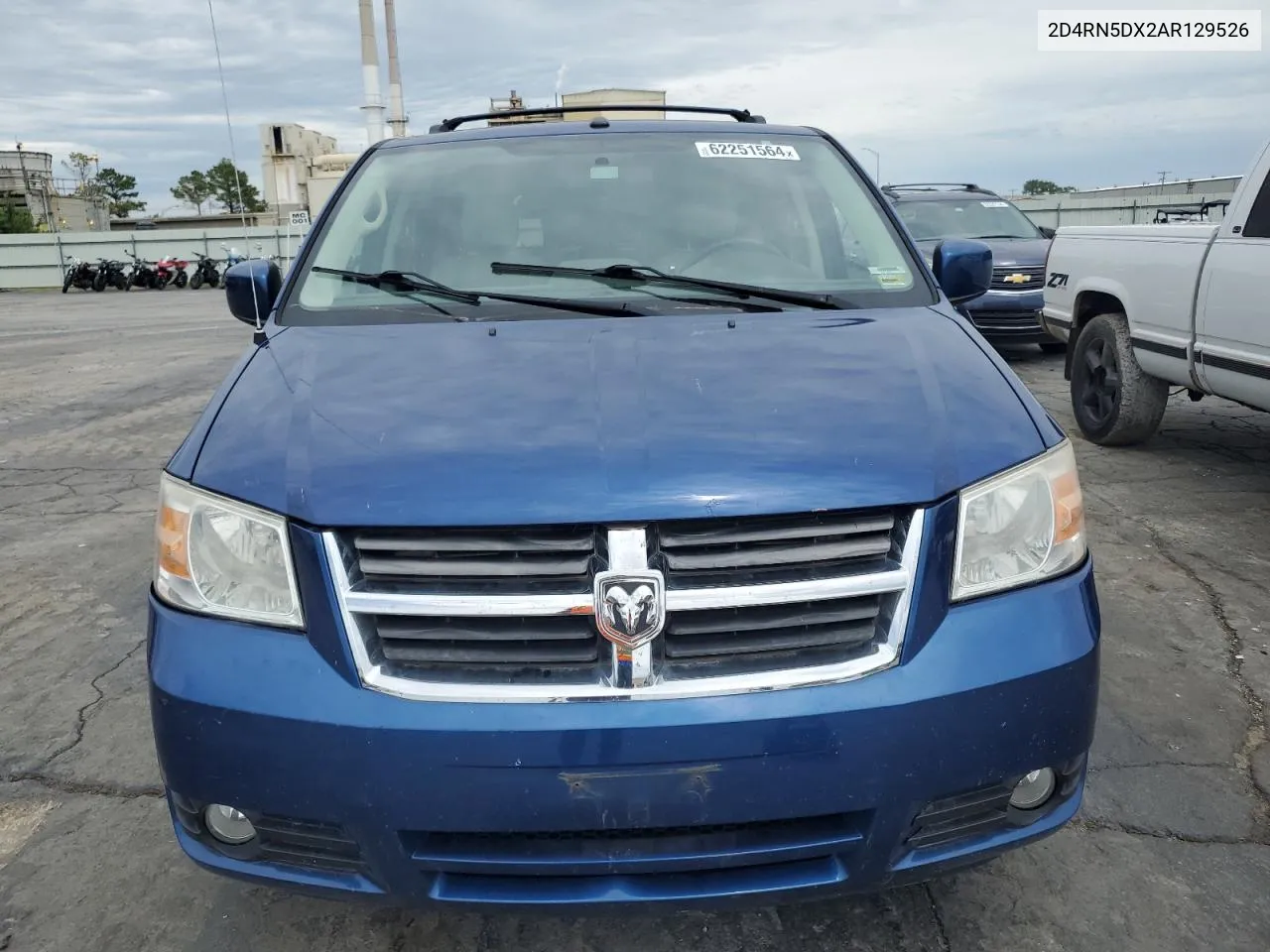 2010 Dodge Grand Caravan Sxt VIN: 2D4RN5DX2AR129526 Lot: 62251564