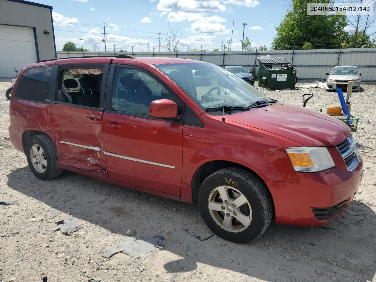 2010 Dodge Grand Caravan Sxt VIN: 2D4RN5D15AR127149 Lot: 63514604