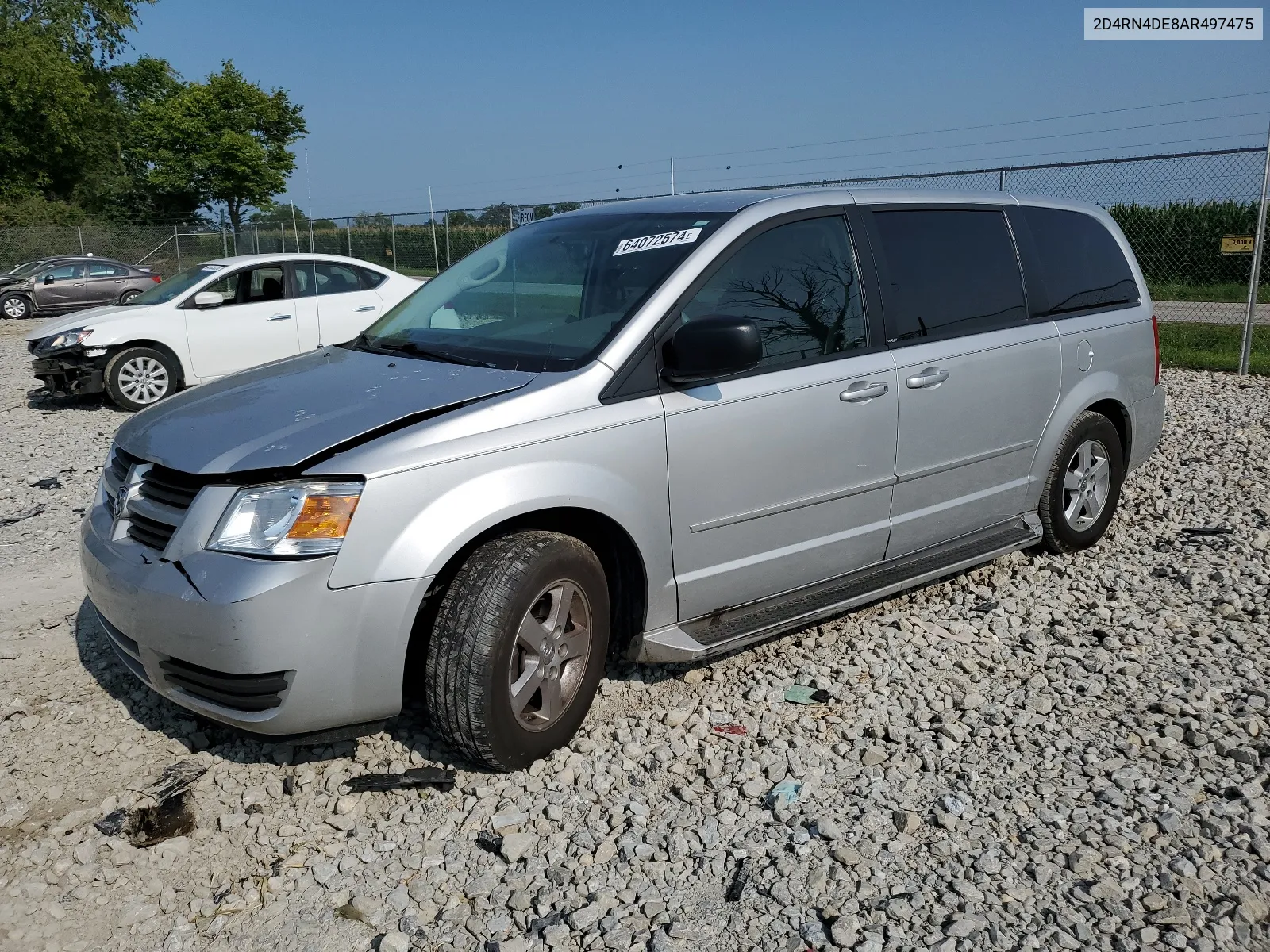 2010 Dodge Grand Caravan Se VIN: 2D4RN4DE8AR497475 Lot: 64072574