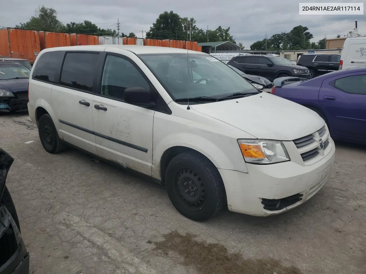 2010 Dodge Grand Caravan C/V VIN: 2D4RN1AE2AR117114 Lot: 66612434