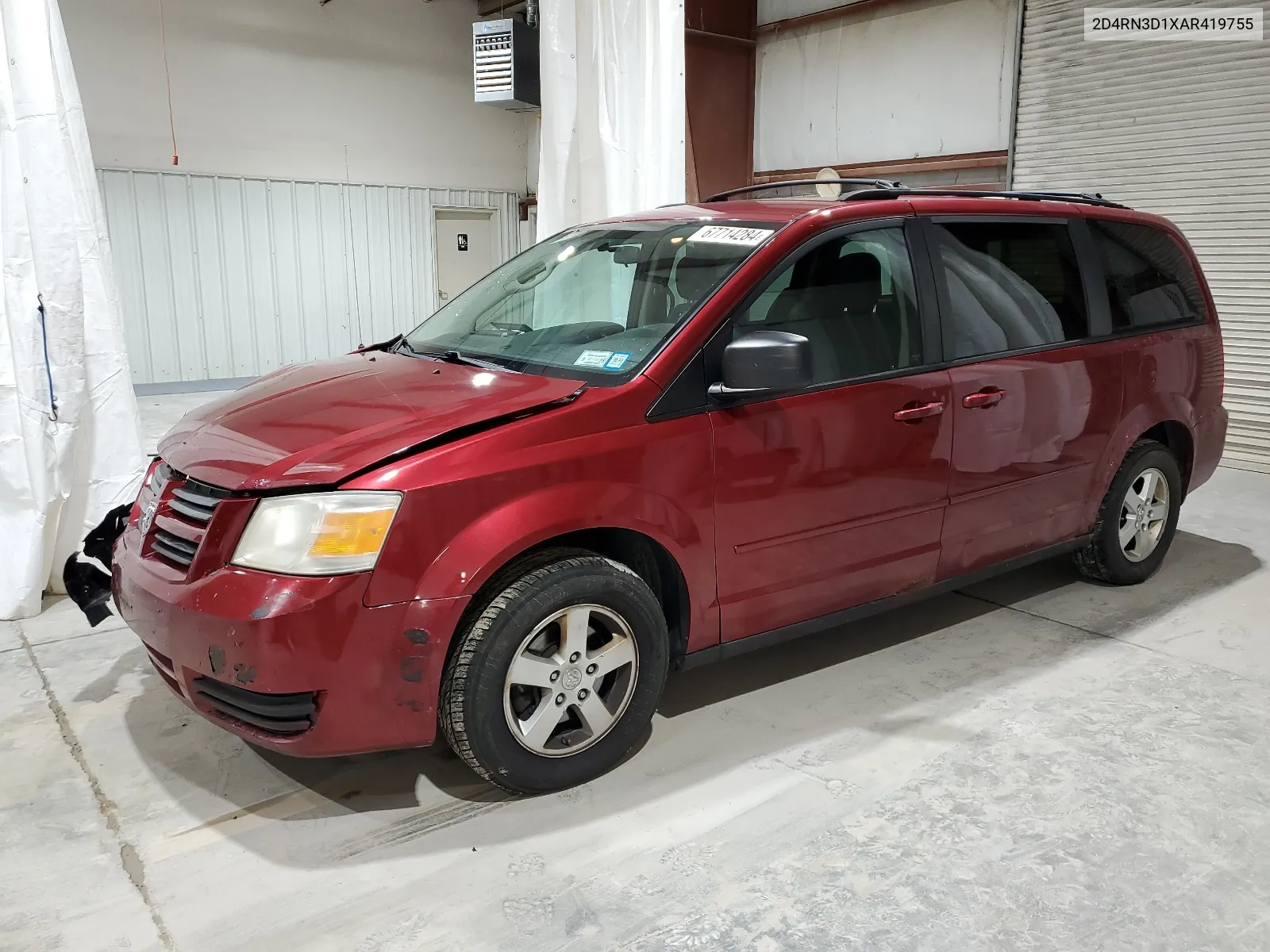 2010 Dodge Grand Caravan Hero VIN: 2D4RN3D1XAR419755 Lot: 67714284